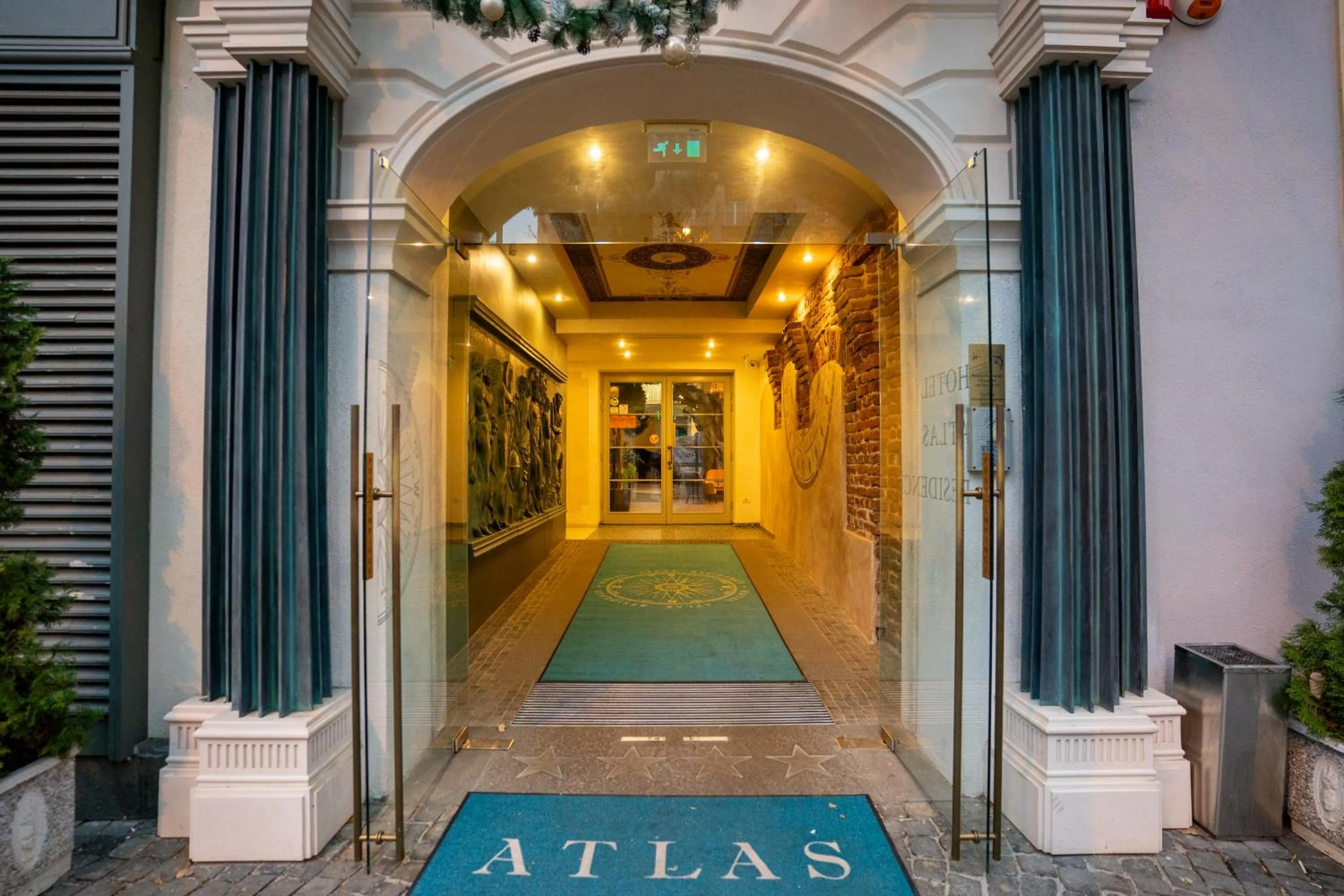 Facade/entrance in ATLAS Hotel