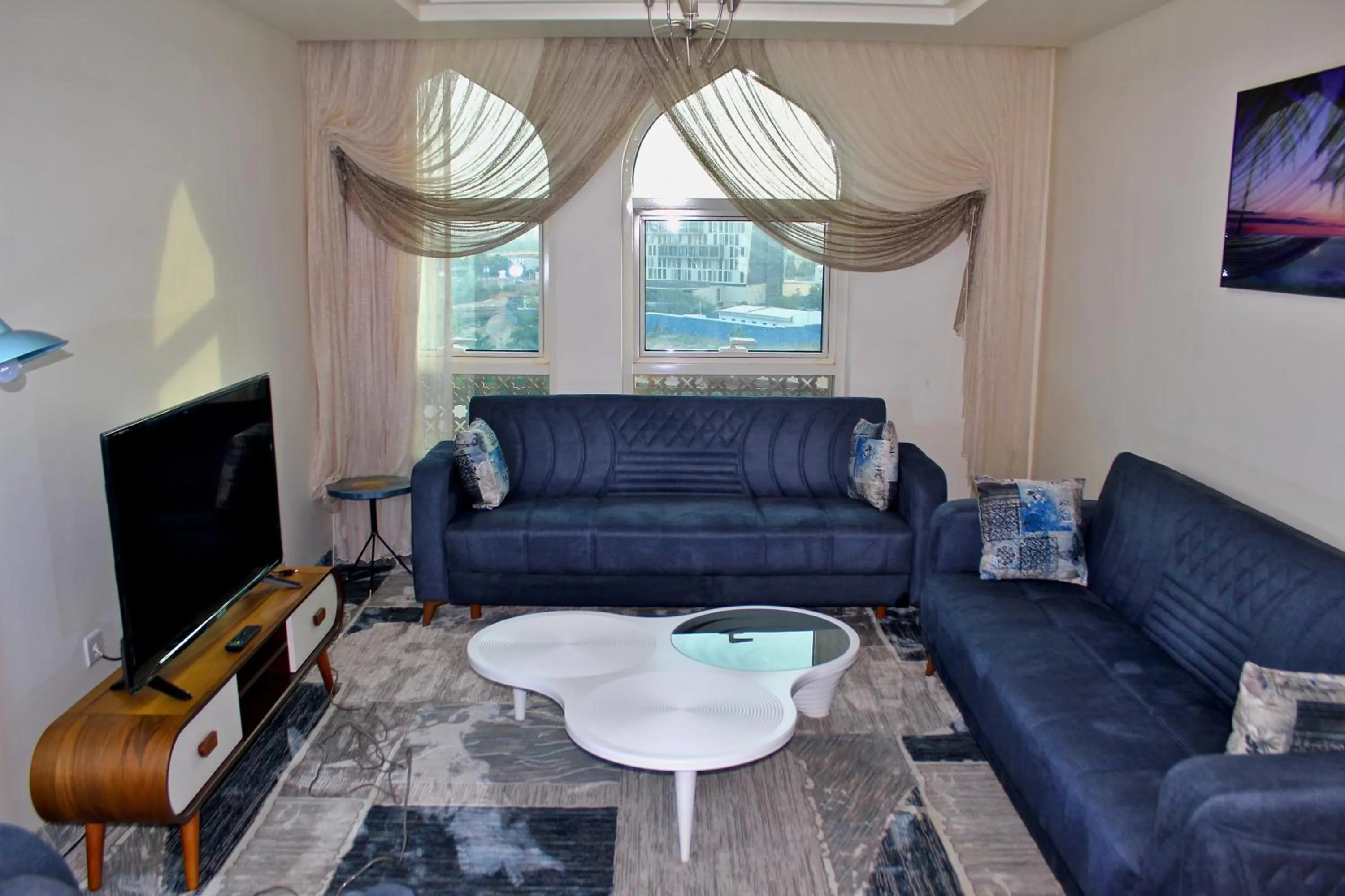 Living room in Niamey Mall & Residence