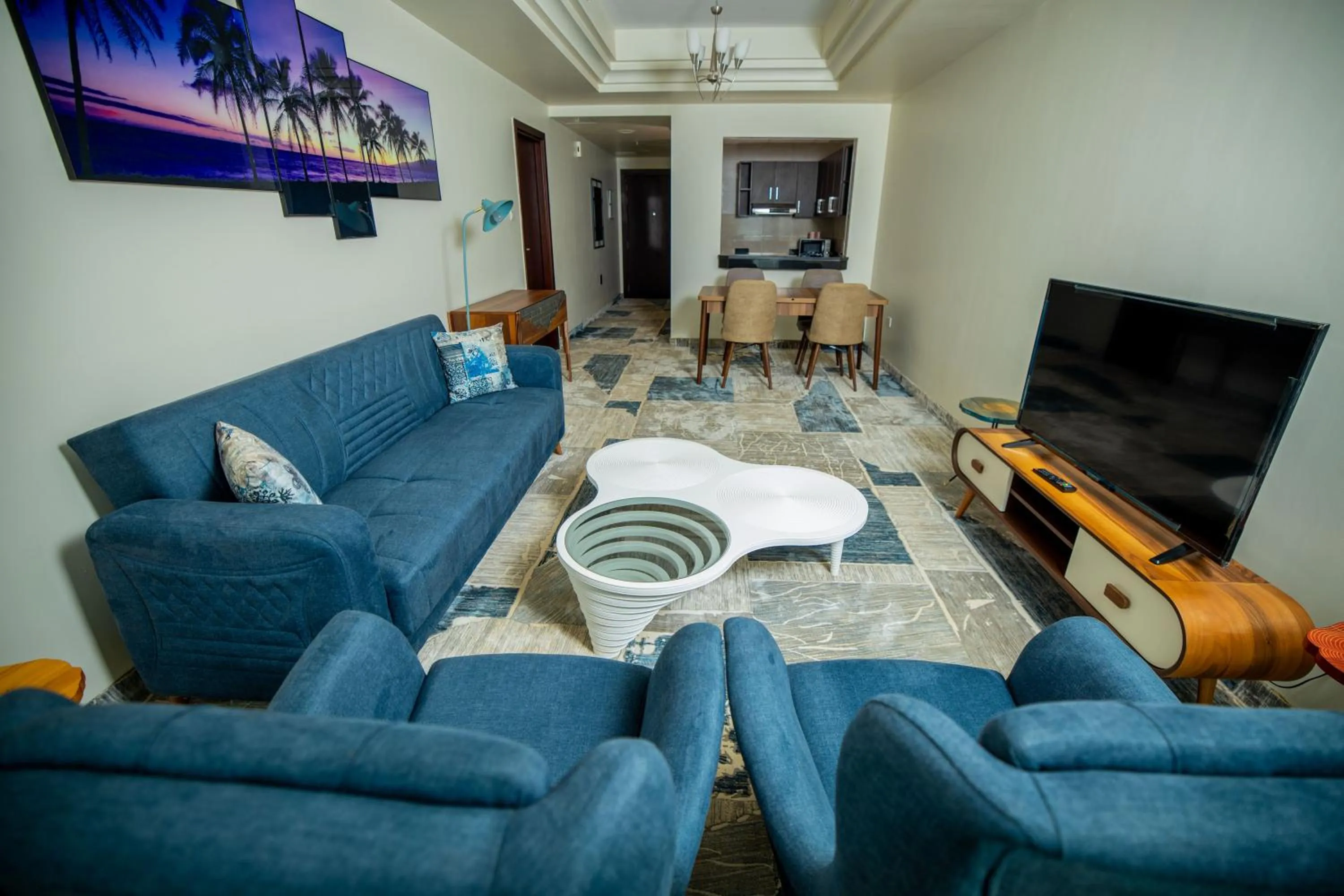 Living room in Niamey Mall & Residence