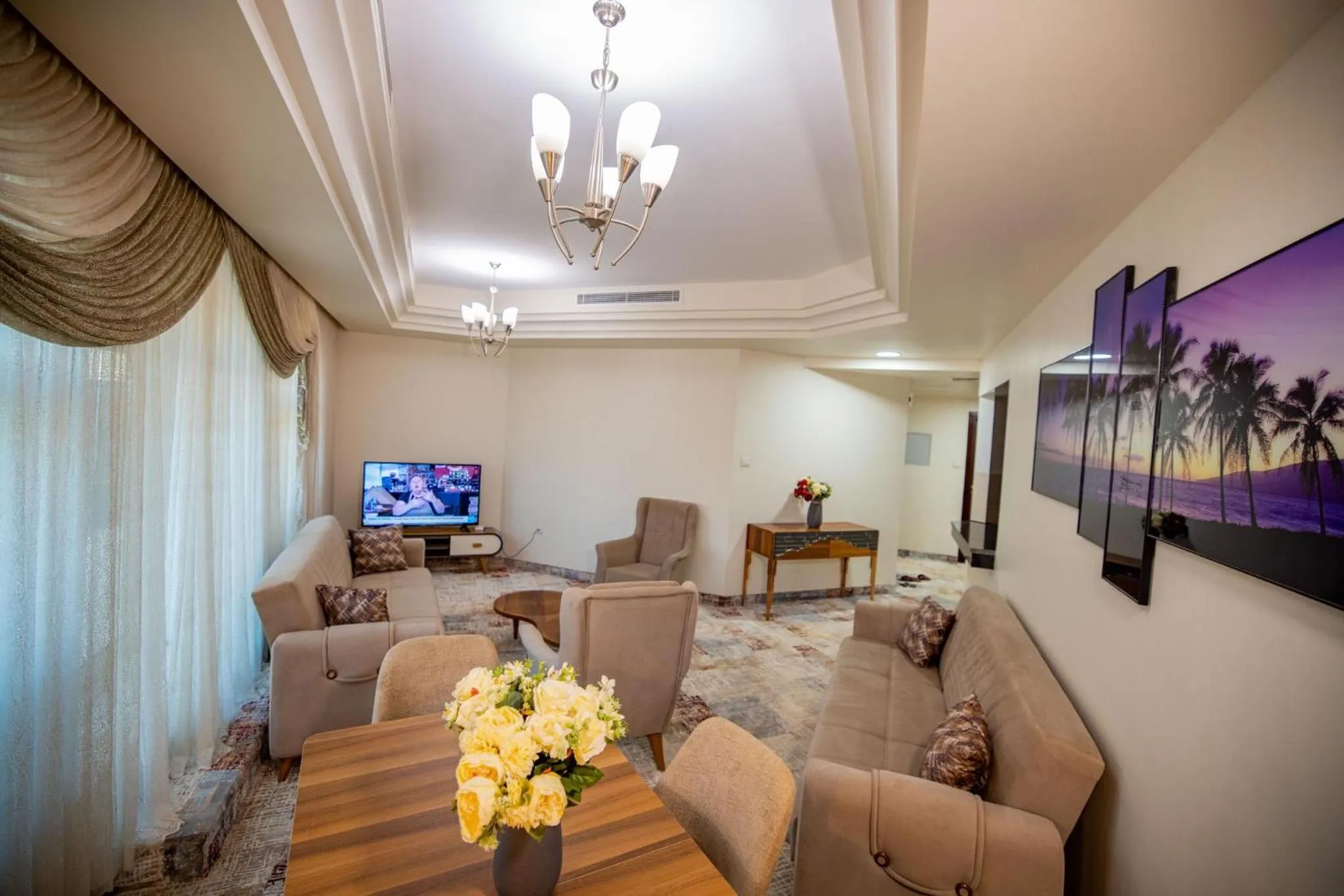 Communal lounge/ TV room in Niamey Mall & Residence