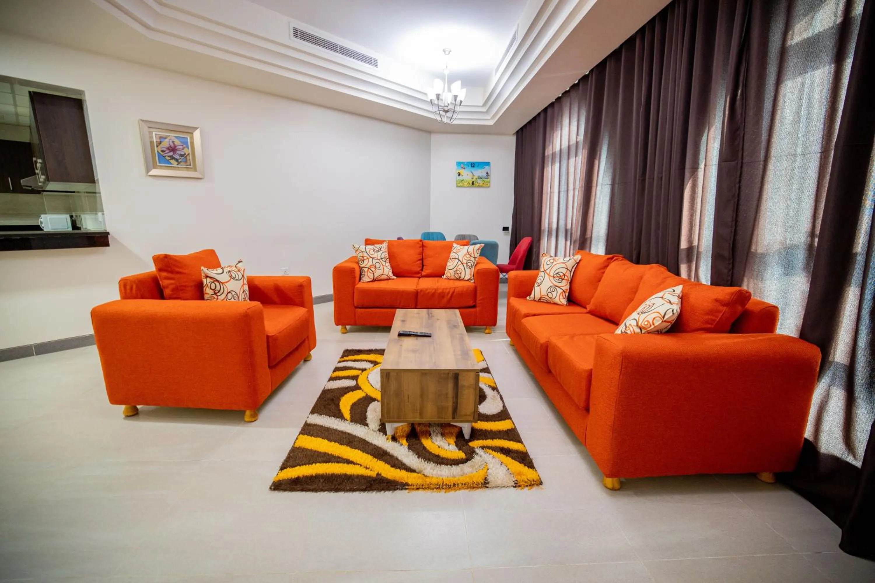 Living room in Niamey Mall & Residence