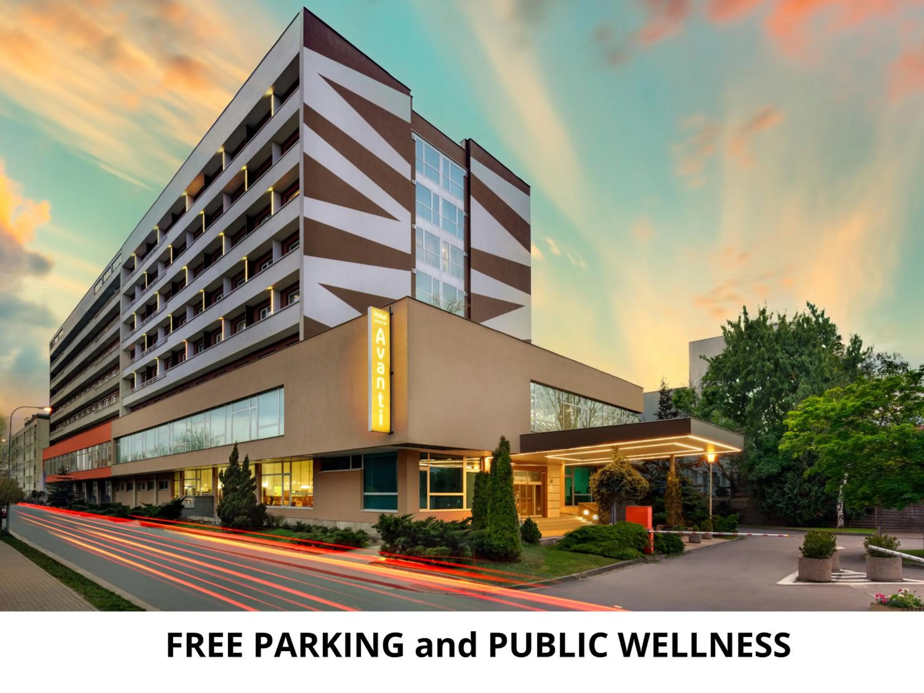 Property building in Avanti Hotel