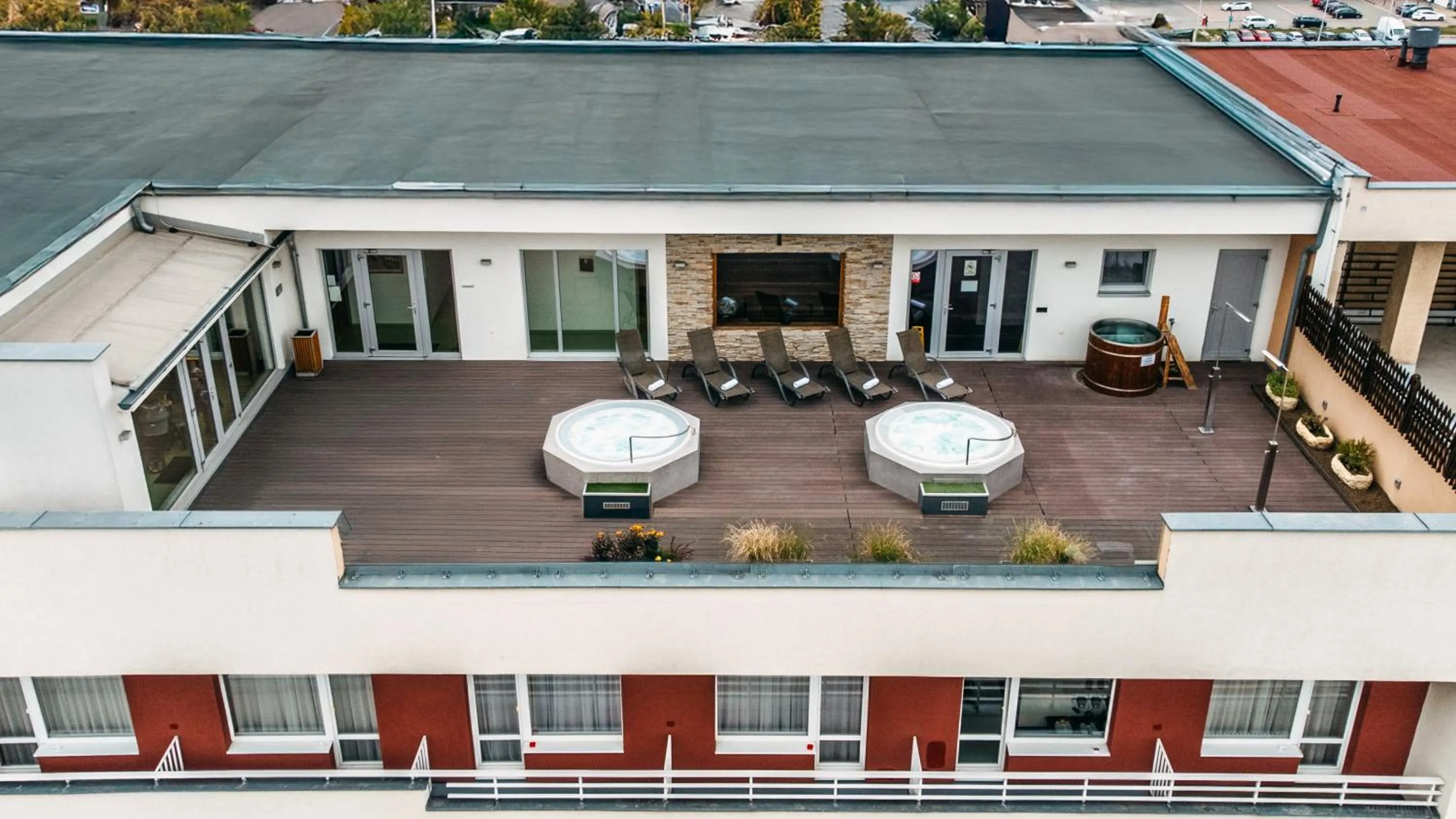 Property building in Avanti Hotel