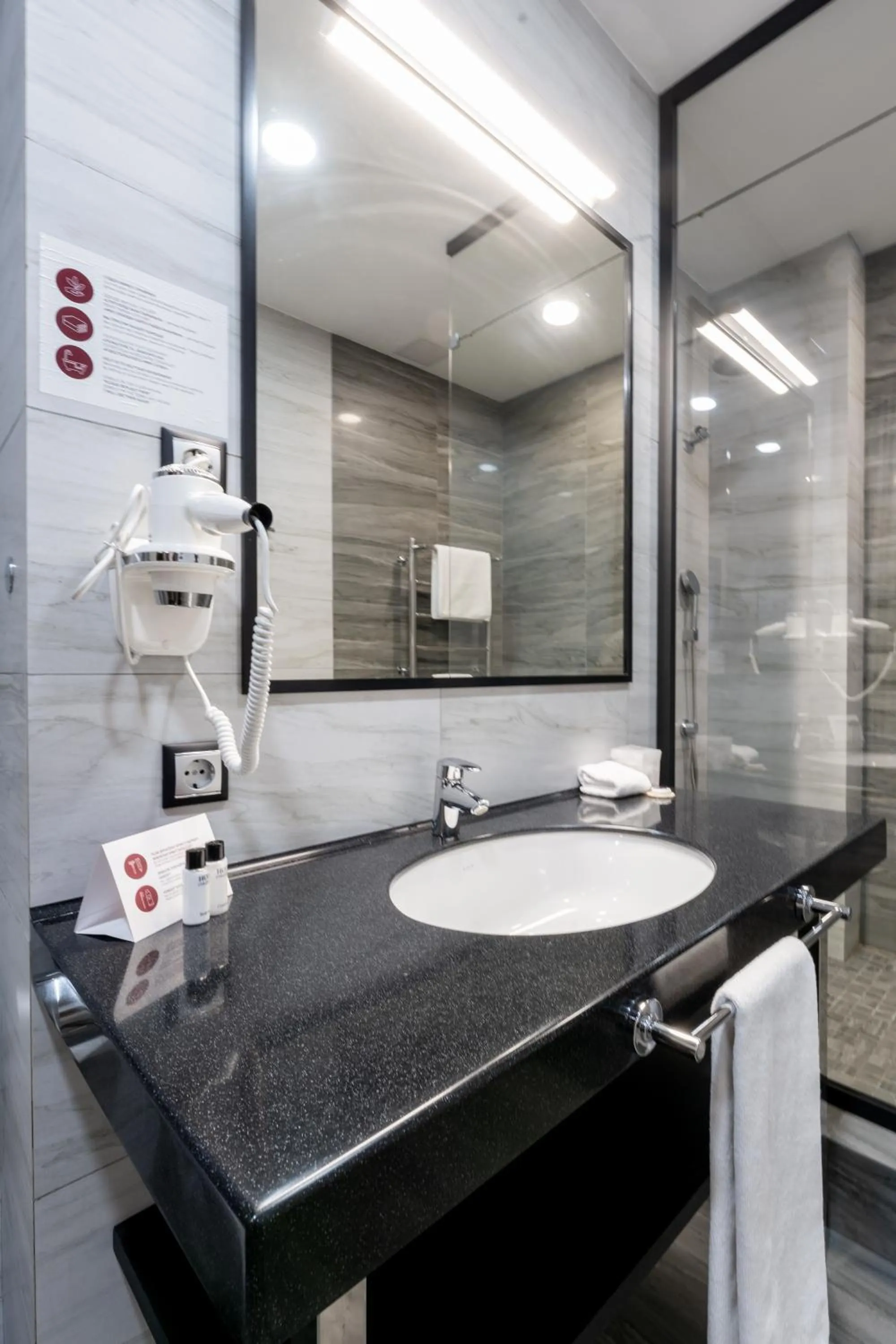 Shower in Reikartz Sky Almaty