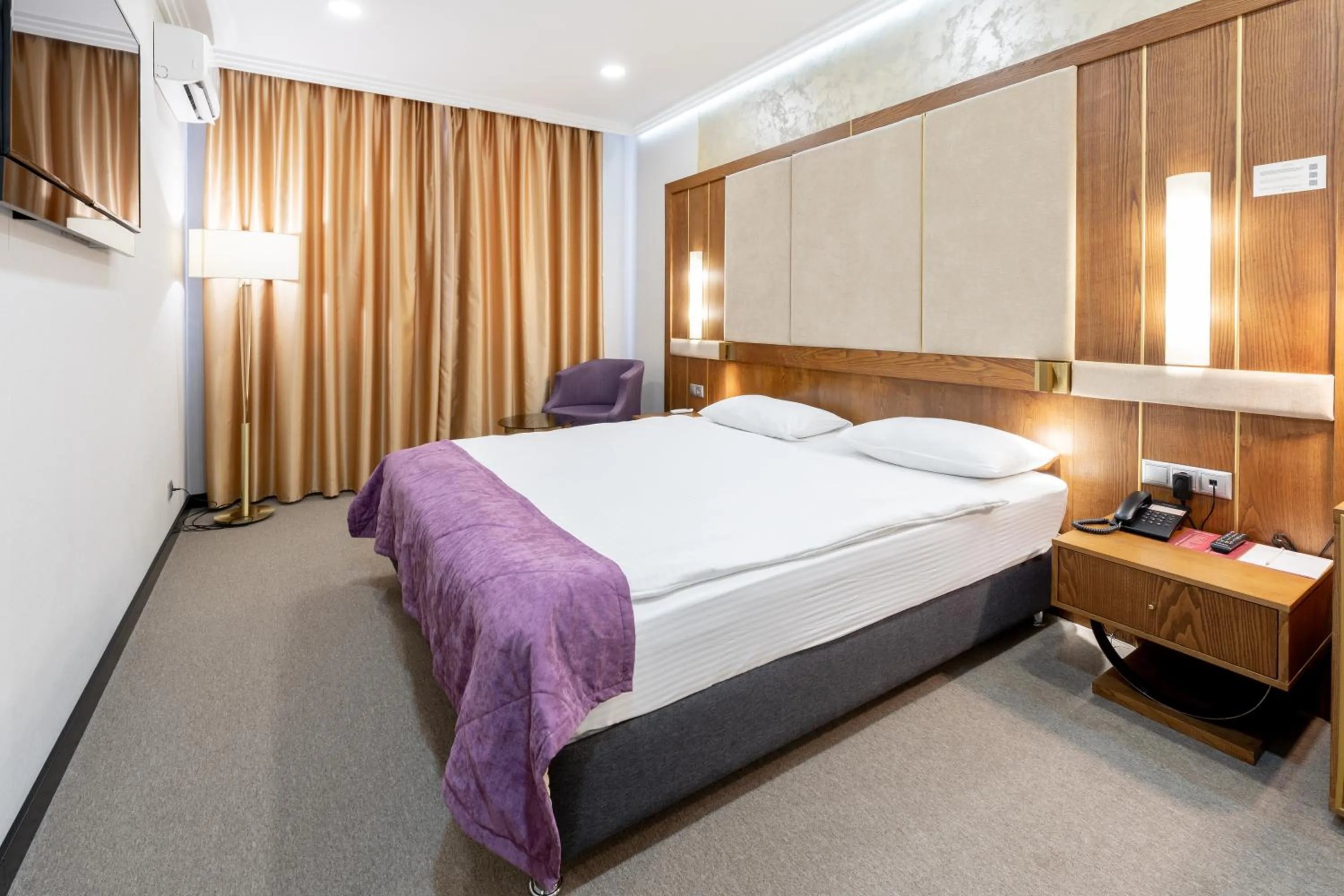 Bed in Reikartz Sky Almaty