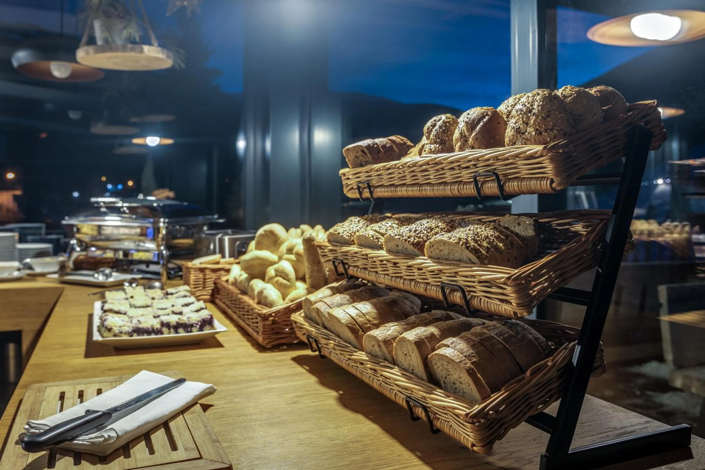 Food and drinks in Hotel Olympie