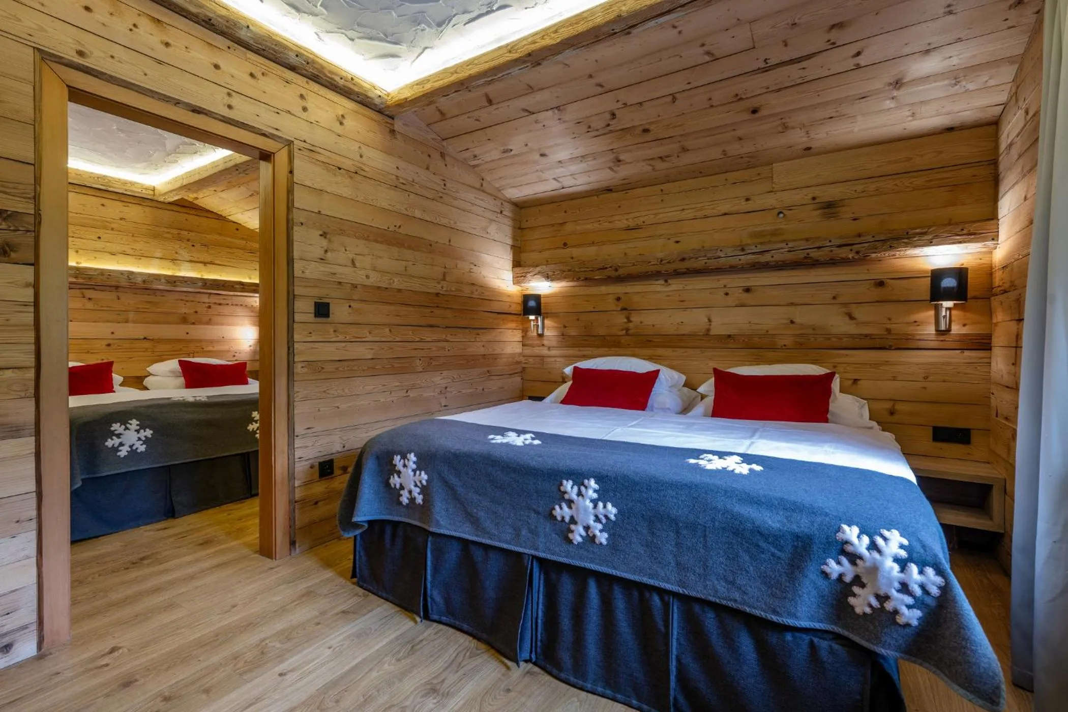 Bed in Hotel Olympie