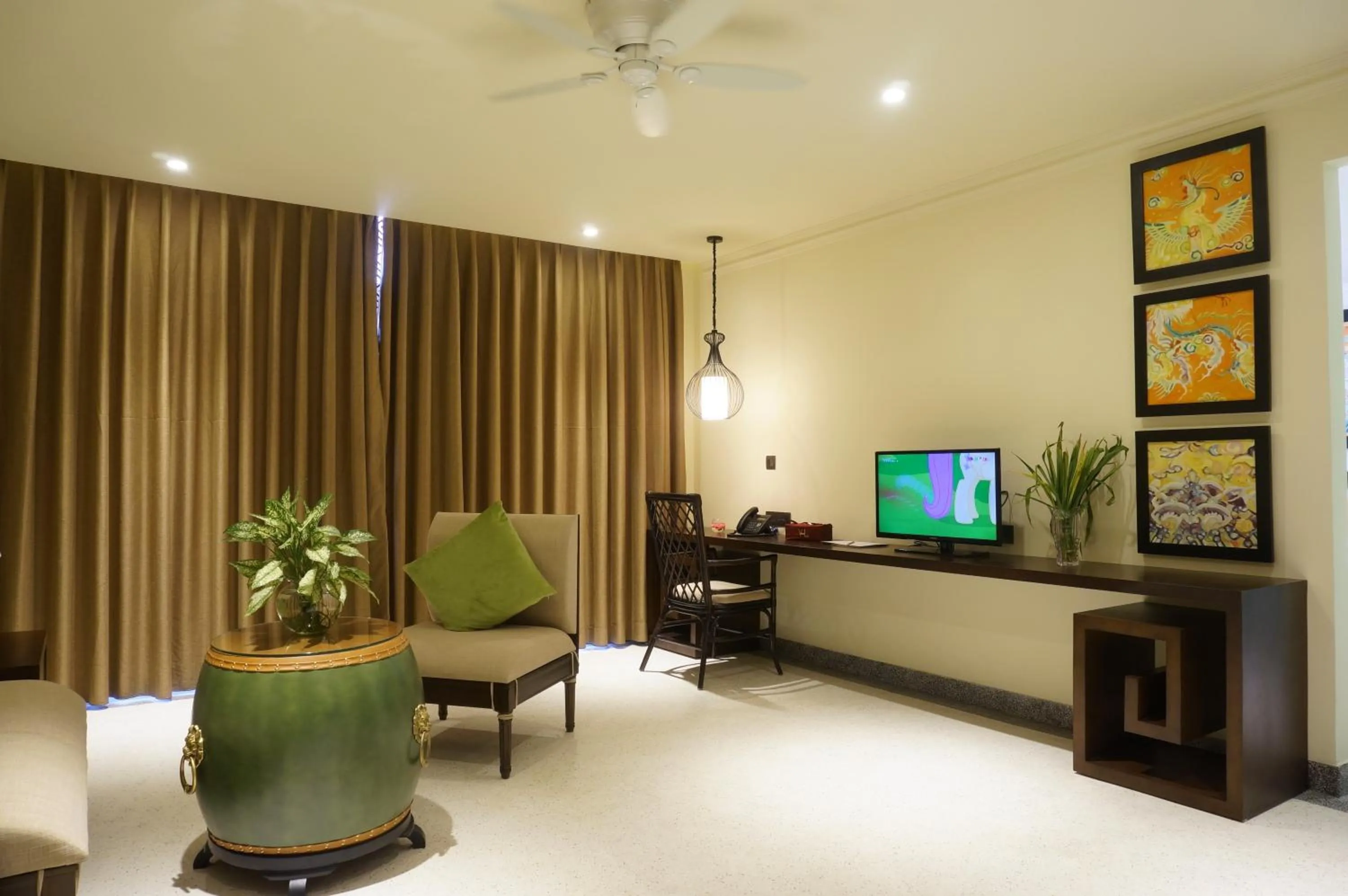 Seating area in Villa Hue Hotel