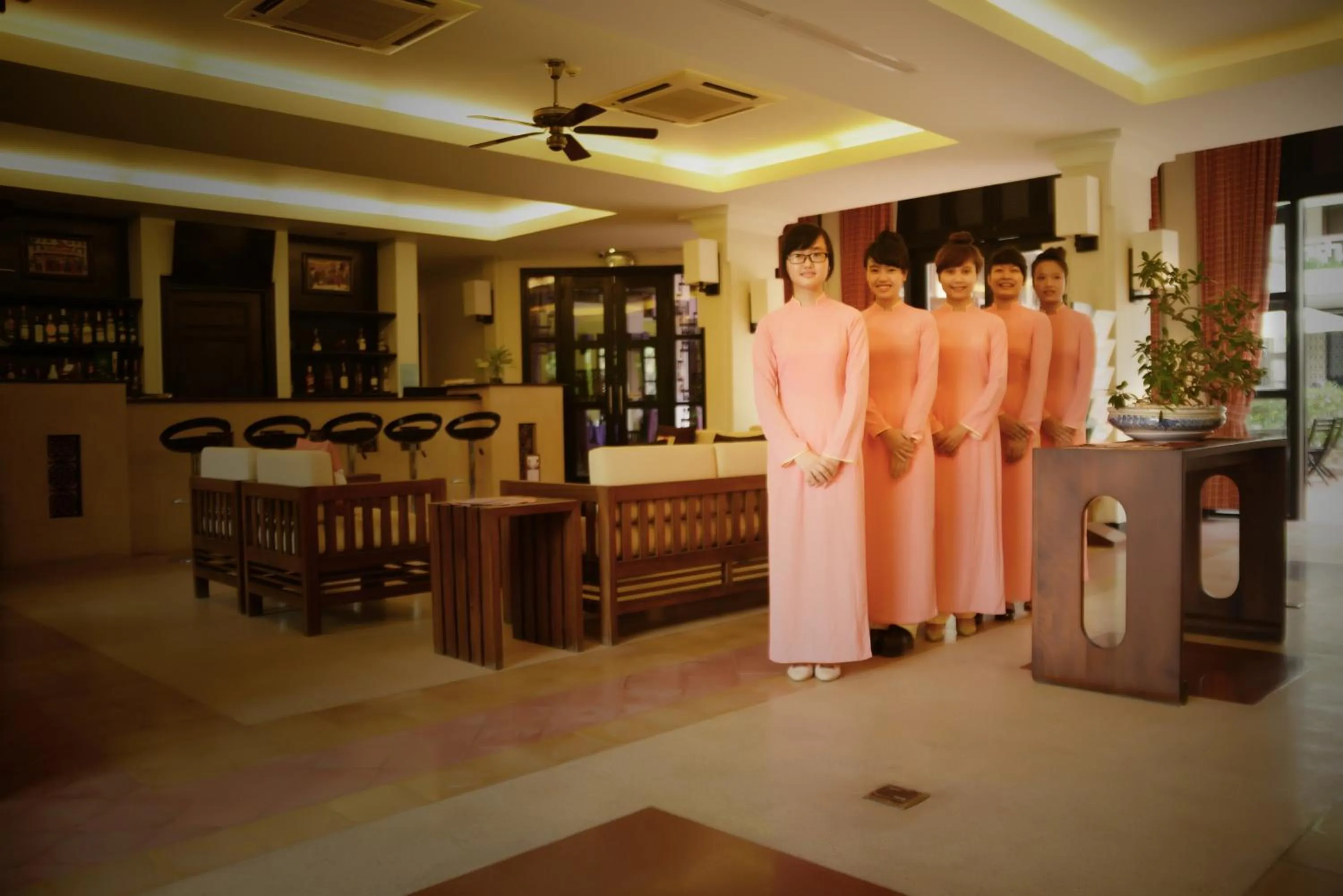 Staff in Villa Hue Hotel