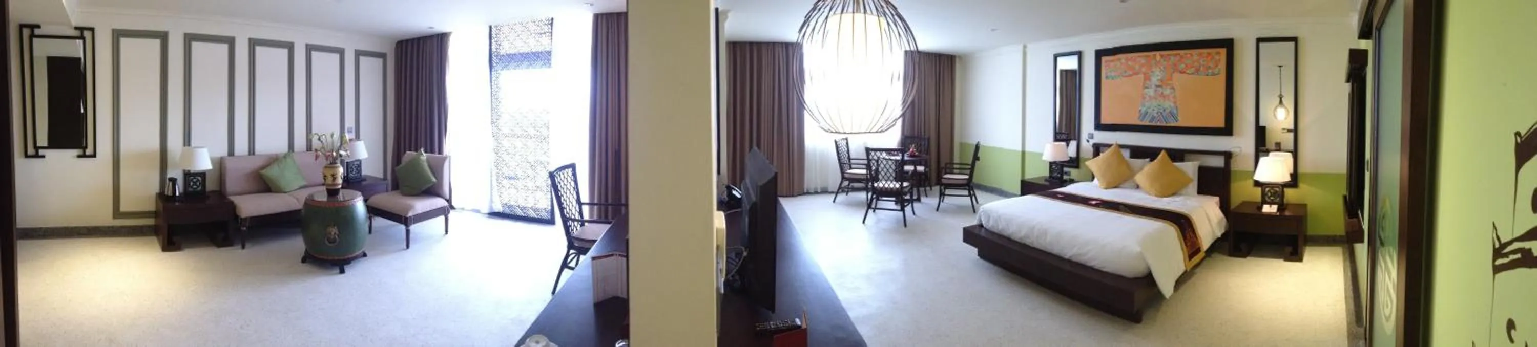 Living room, Bed in Villa Hue Hotel