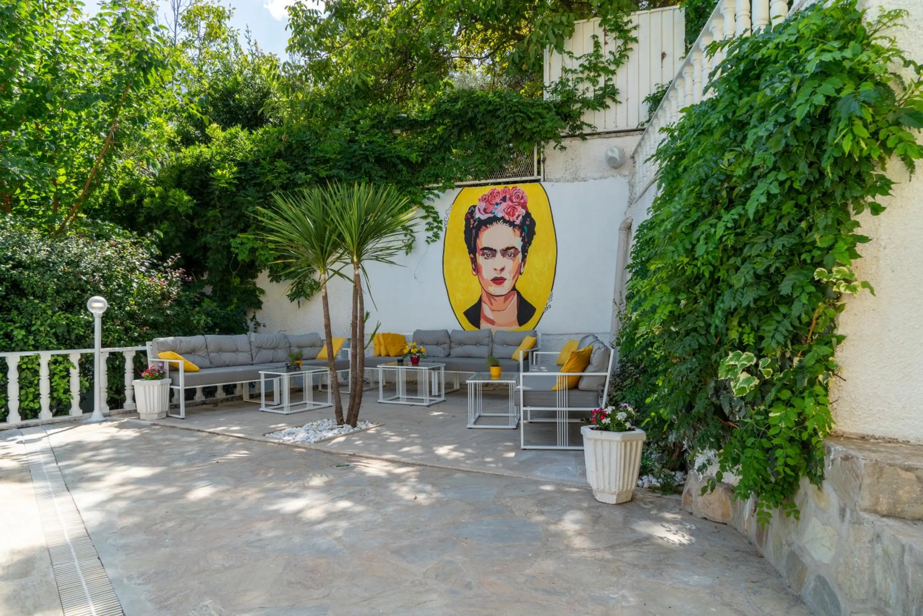 Patio in APA Mountain Lodge