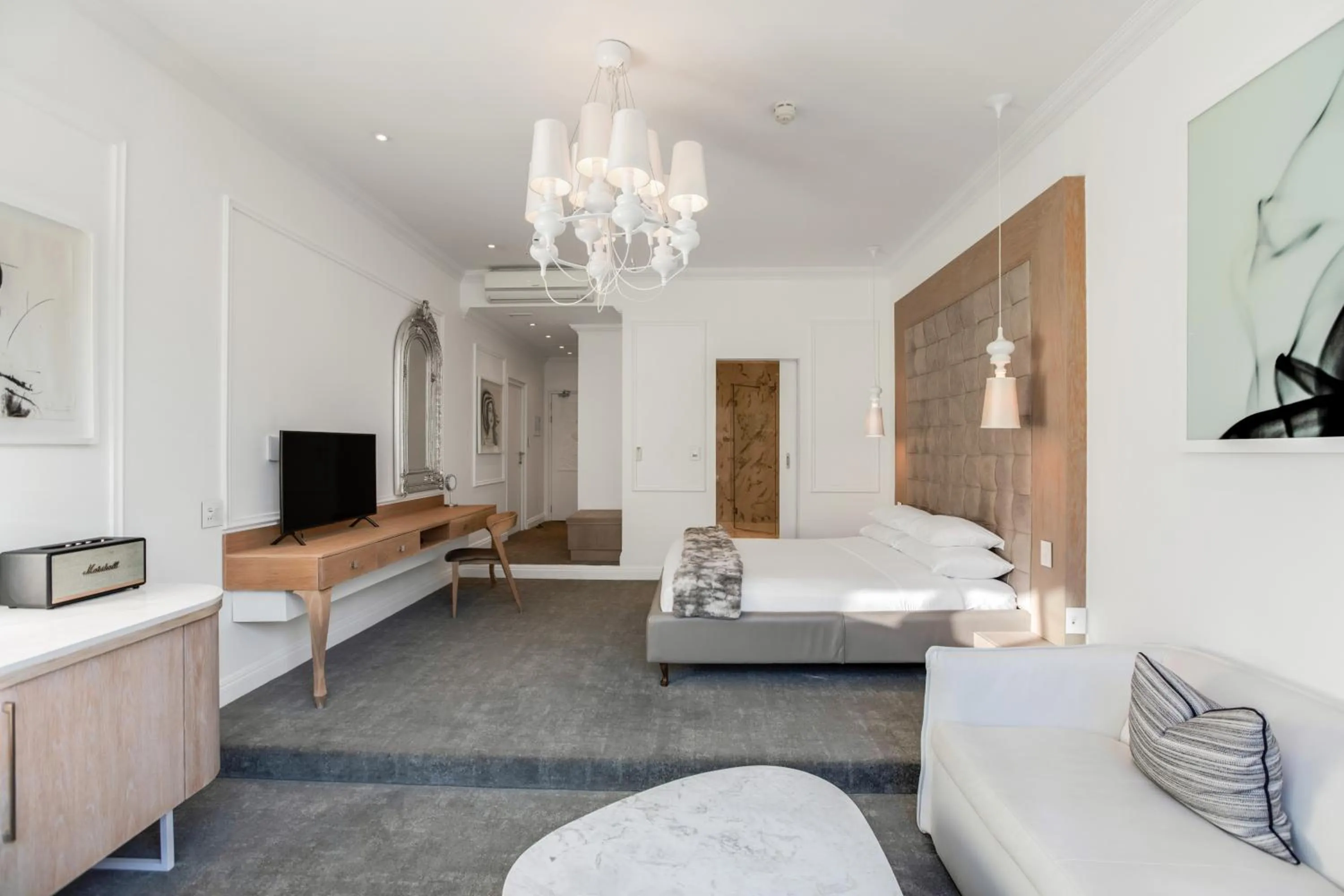 Photo of the whole room, Bed in The Marly Boutique Hotel