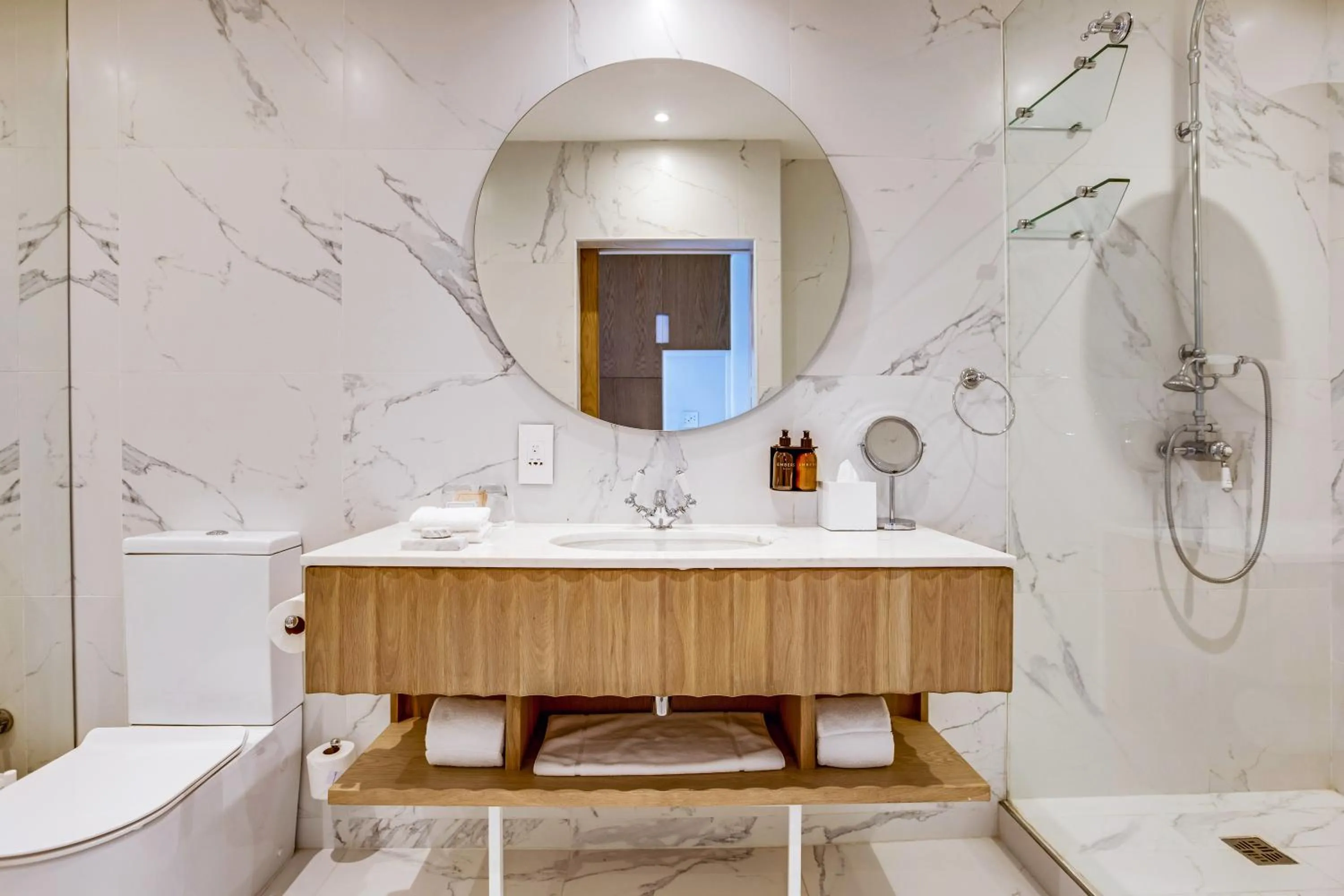 Shower in The Marly Boutique Hotel