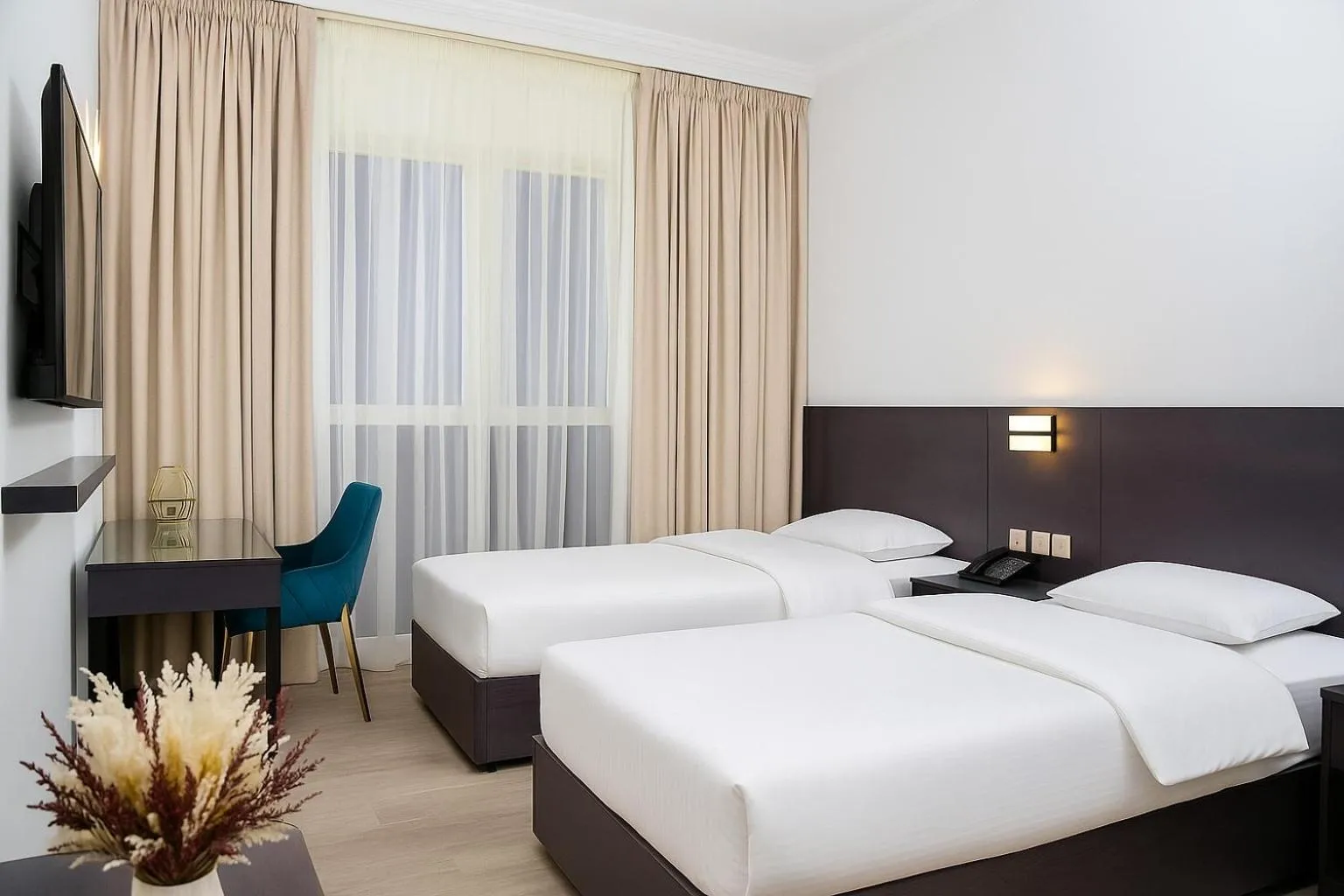 Bed in Garden City Hotel Dubai