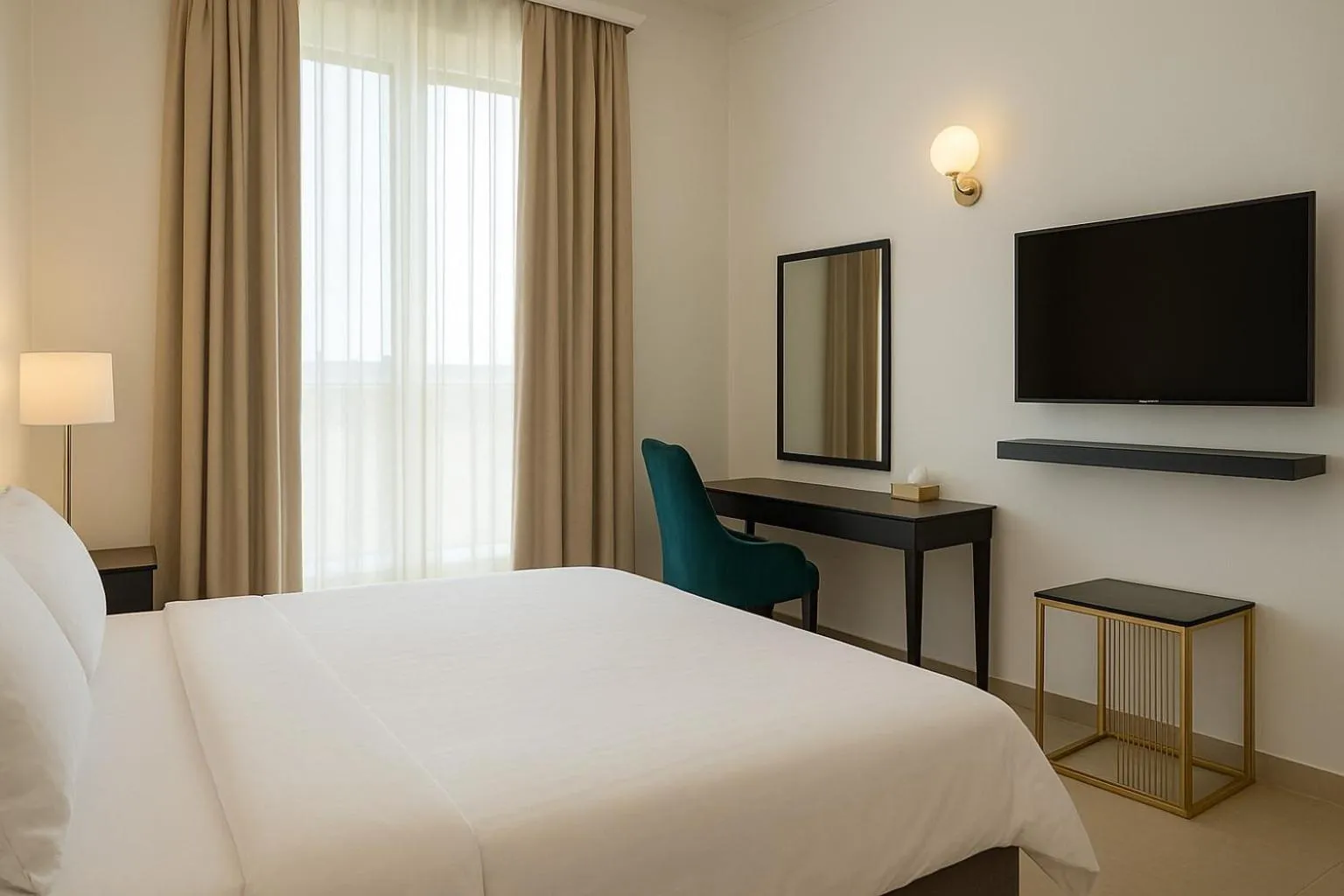 Bed in Garden City Hotel Dubai