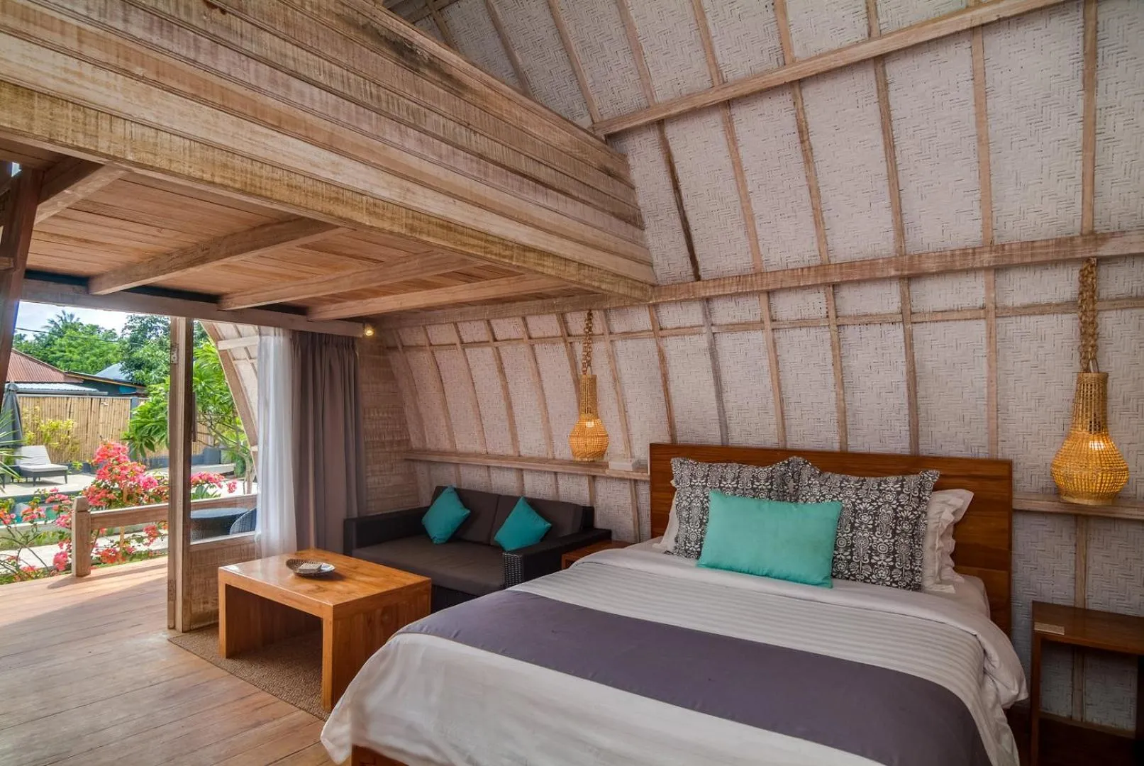 Living room, Bed in Gili Air Escape - Adults Only