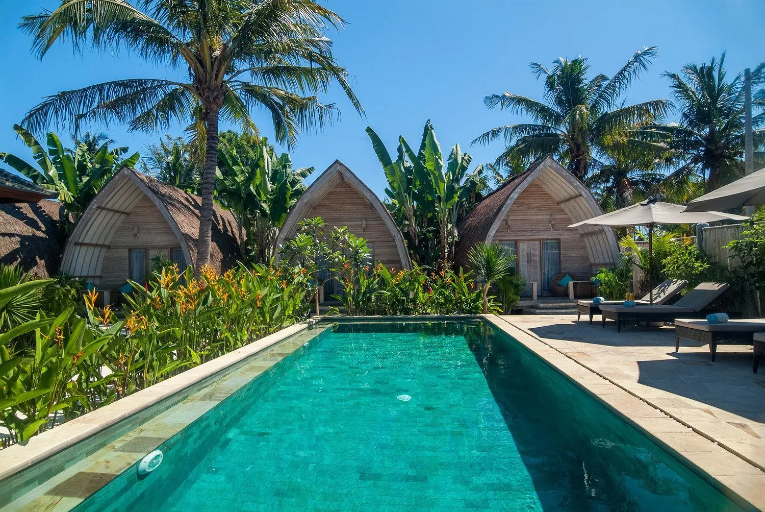 Garden view in Gili Air Escape - Adults Only