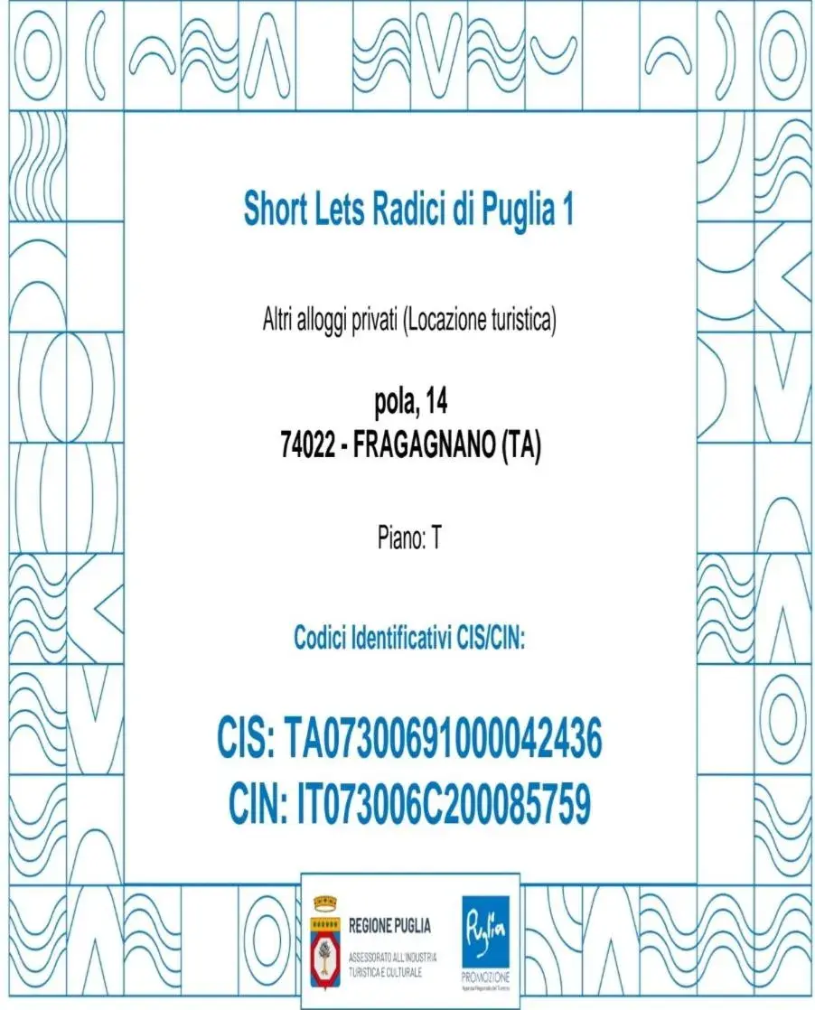 Standard Apartment - single occupancy in SHORT LETS Radici di Puglia Standard Apartment - single occupancy in SHORT LETS Radici di Puglia