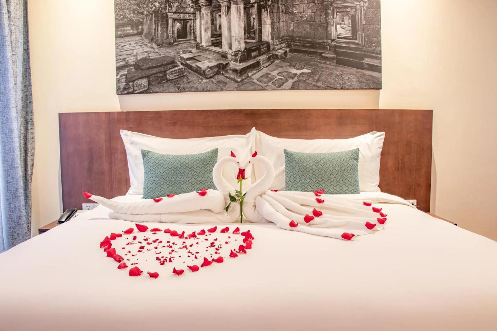 Bed in Amatak Boutique Hotel