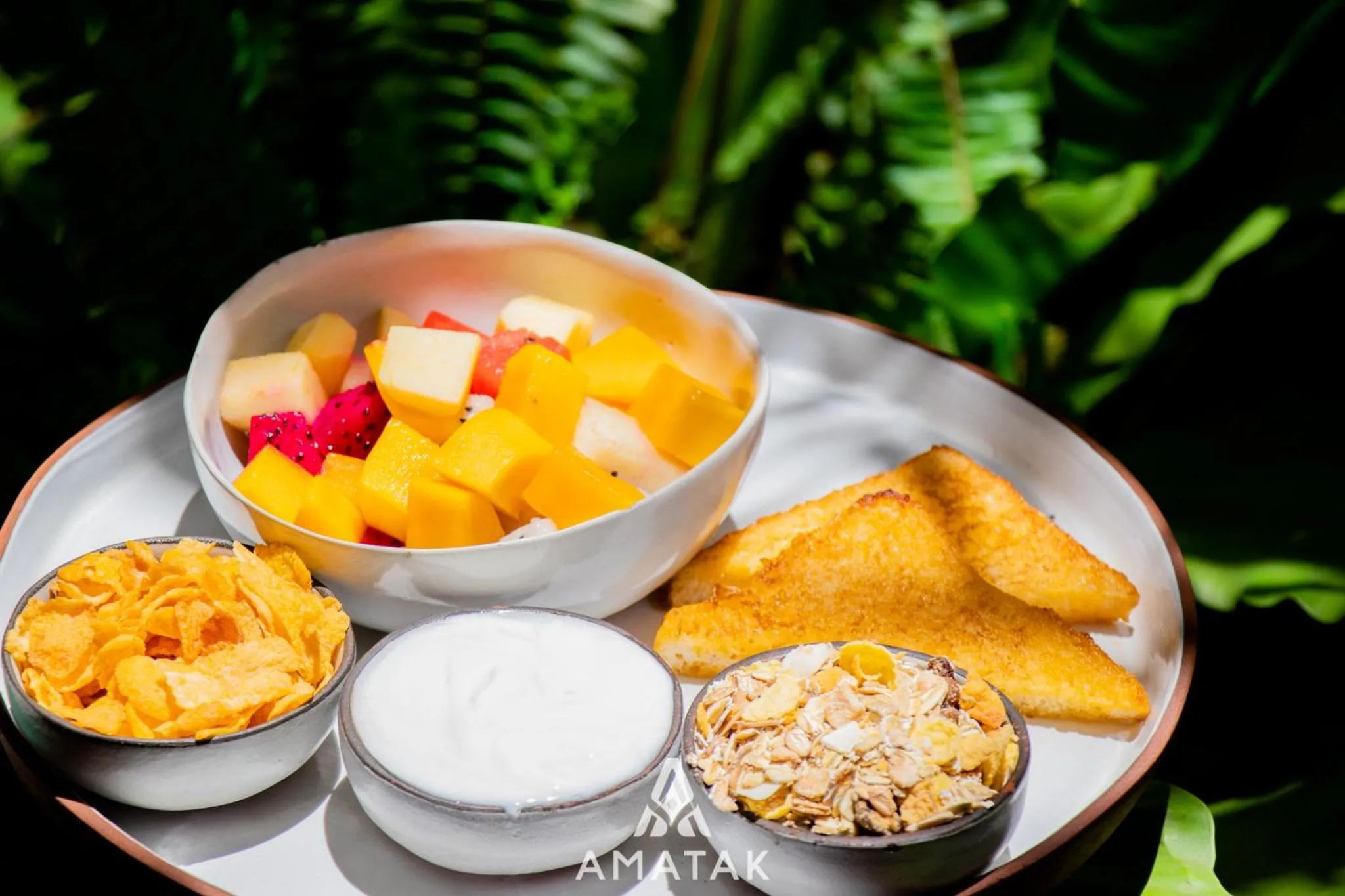 Food in Amatak Boutique Hotel