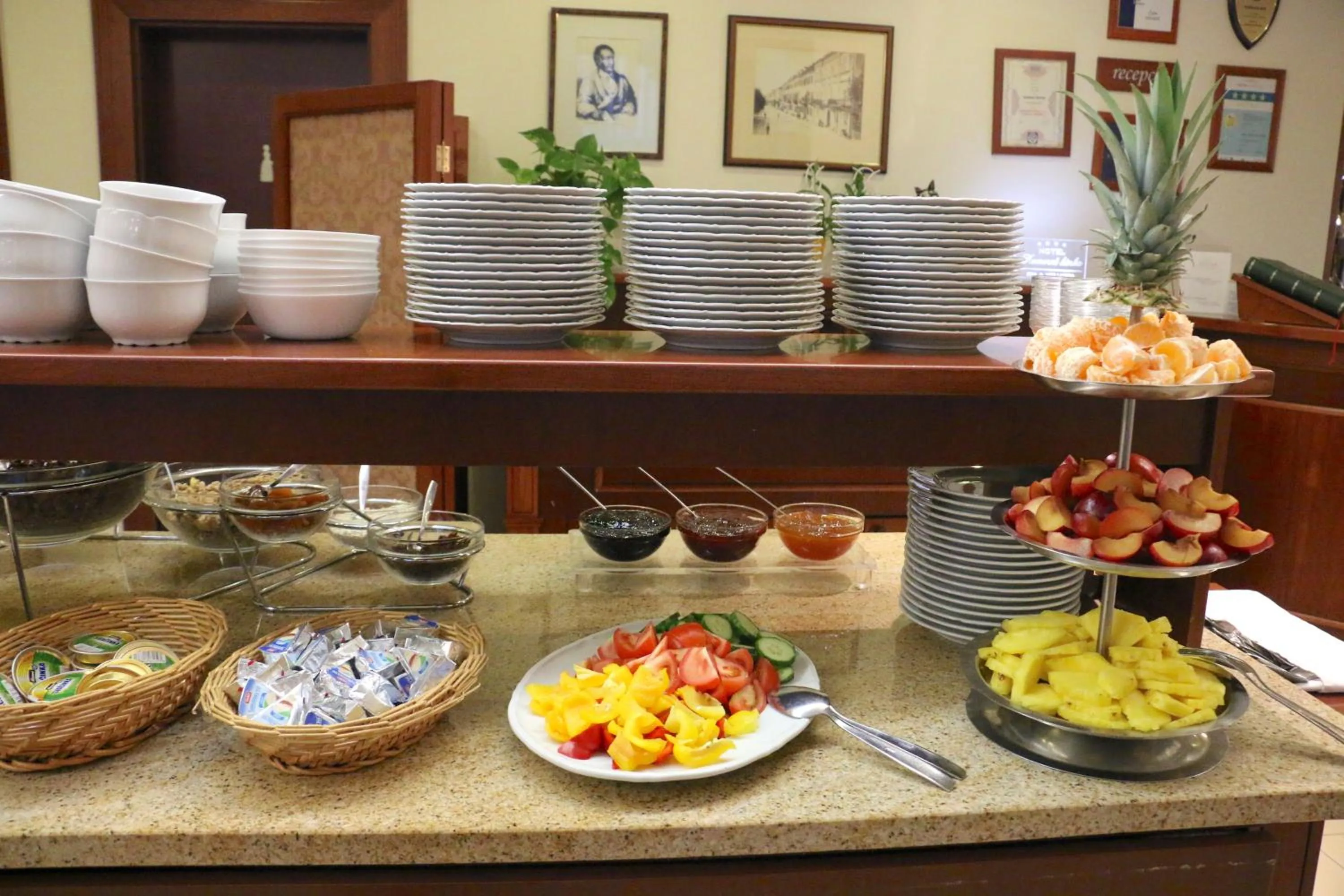 Buffet breakfast in Komorni Hurka