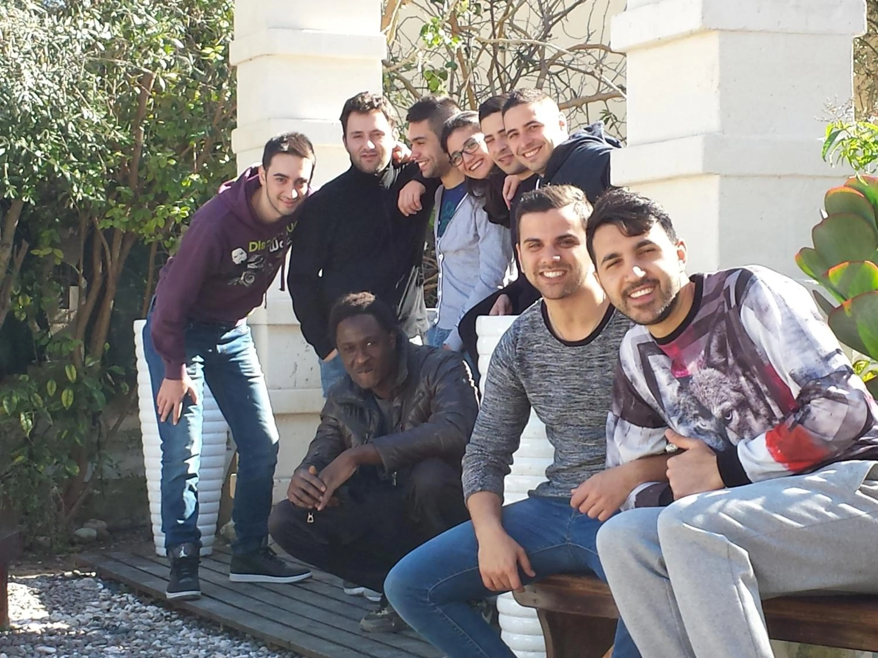 group of guests in Aparthotel Masseria Villa Marchesi