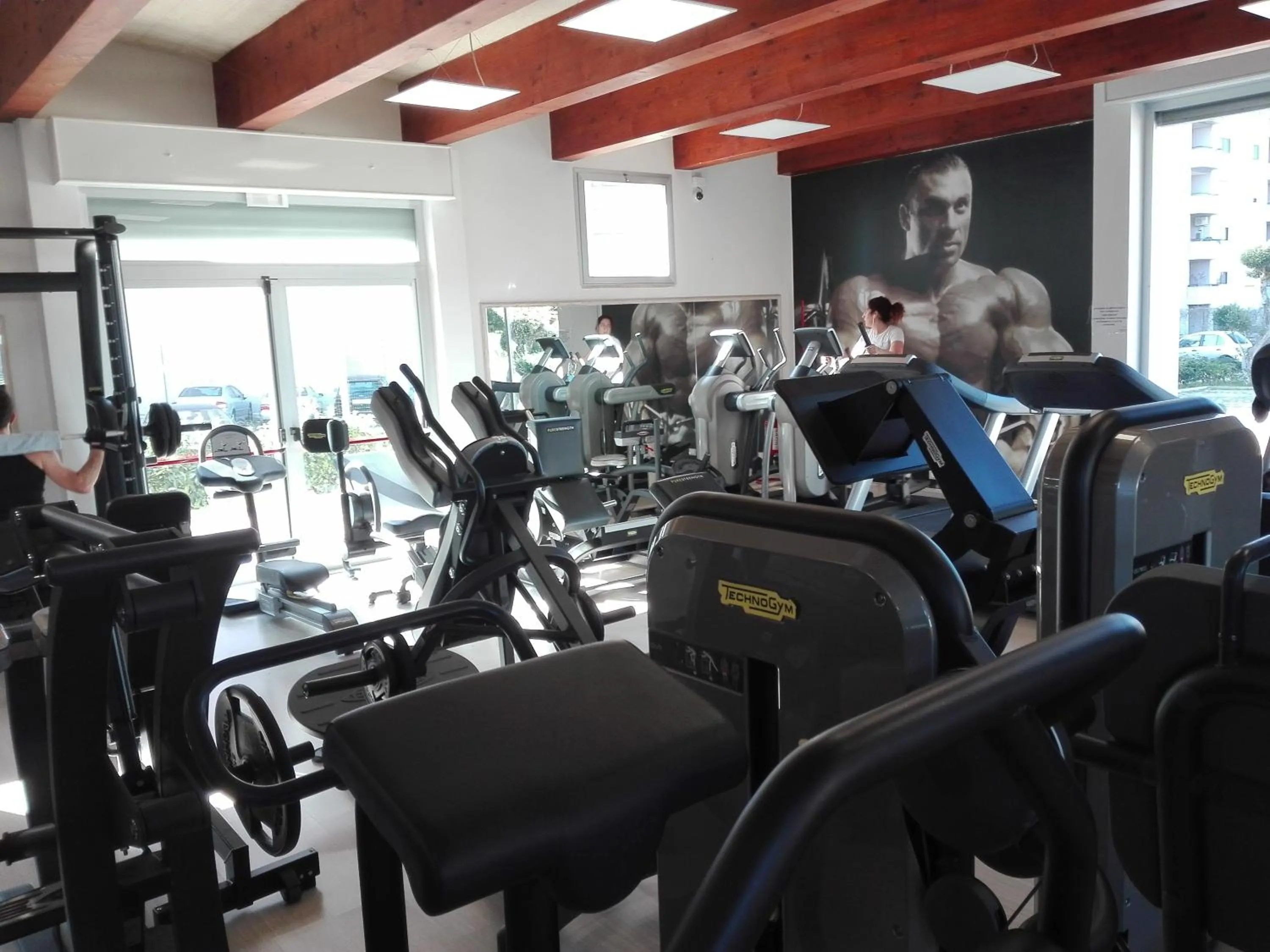 Fitness centre/facilities in Aparthotel Masseria Villa Marchesi