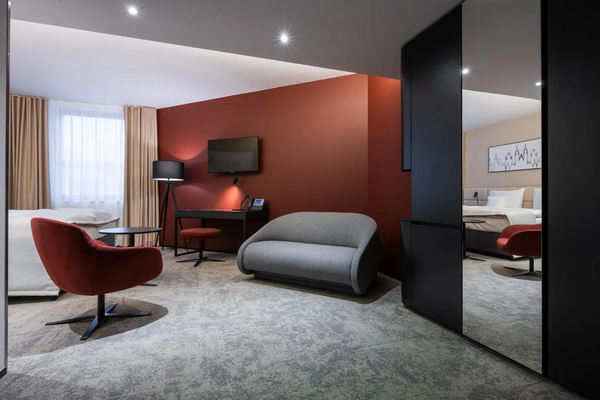 Bed in Clarion Congress Hotel Prague