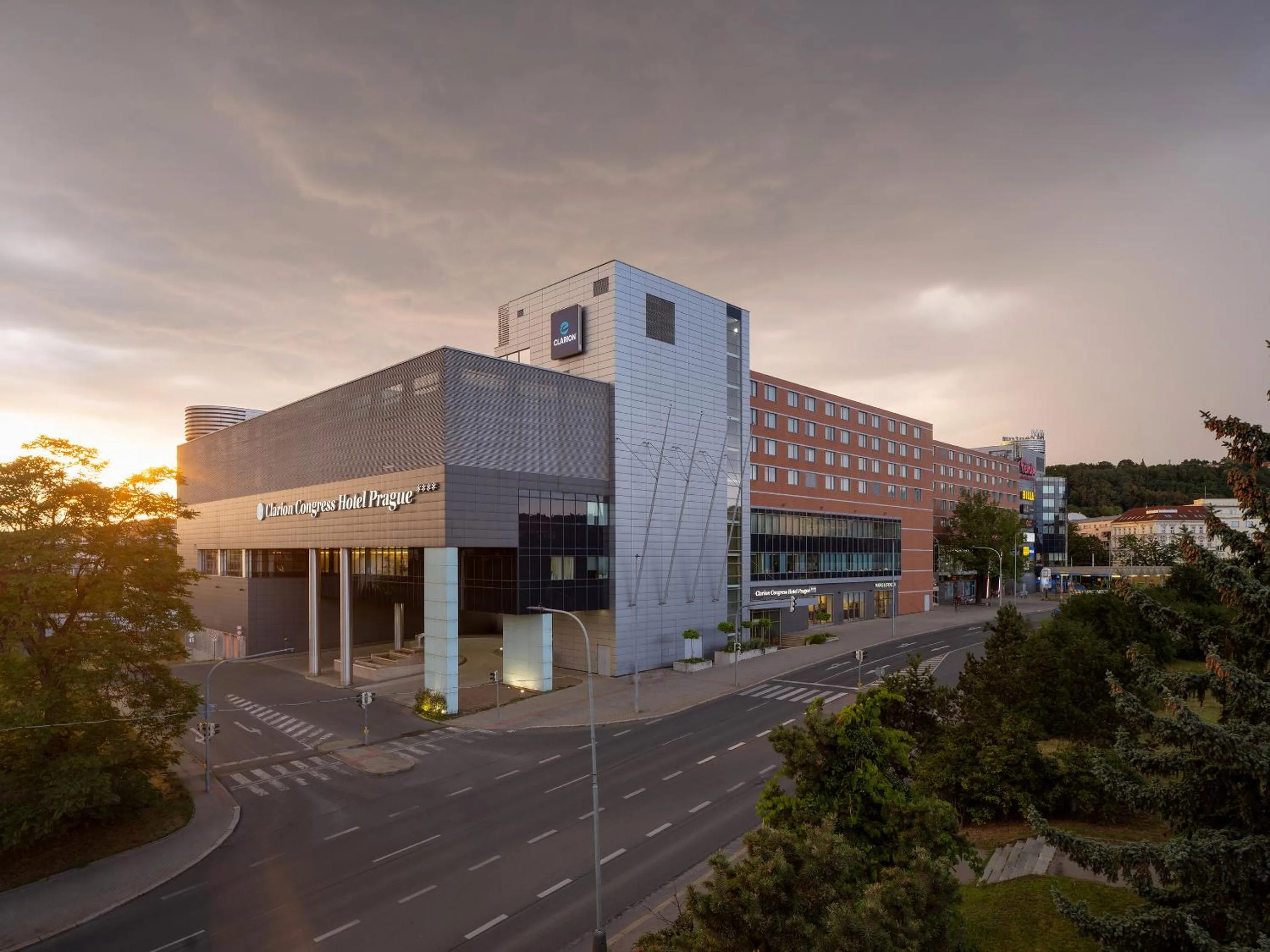 Property building in Clarion Congress Hotel Prague