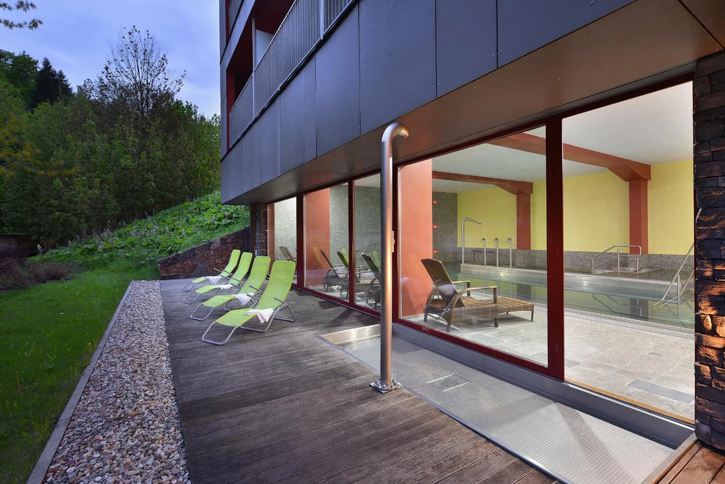 Patio in Omnia Hotel Relax & Wellness