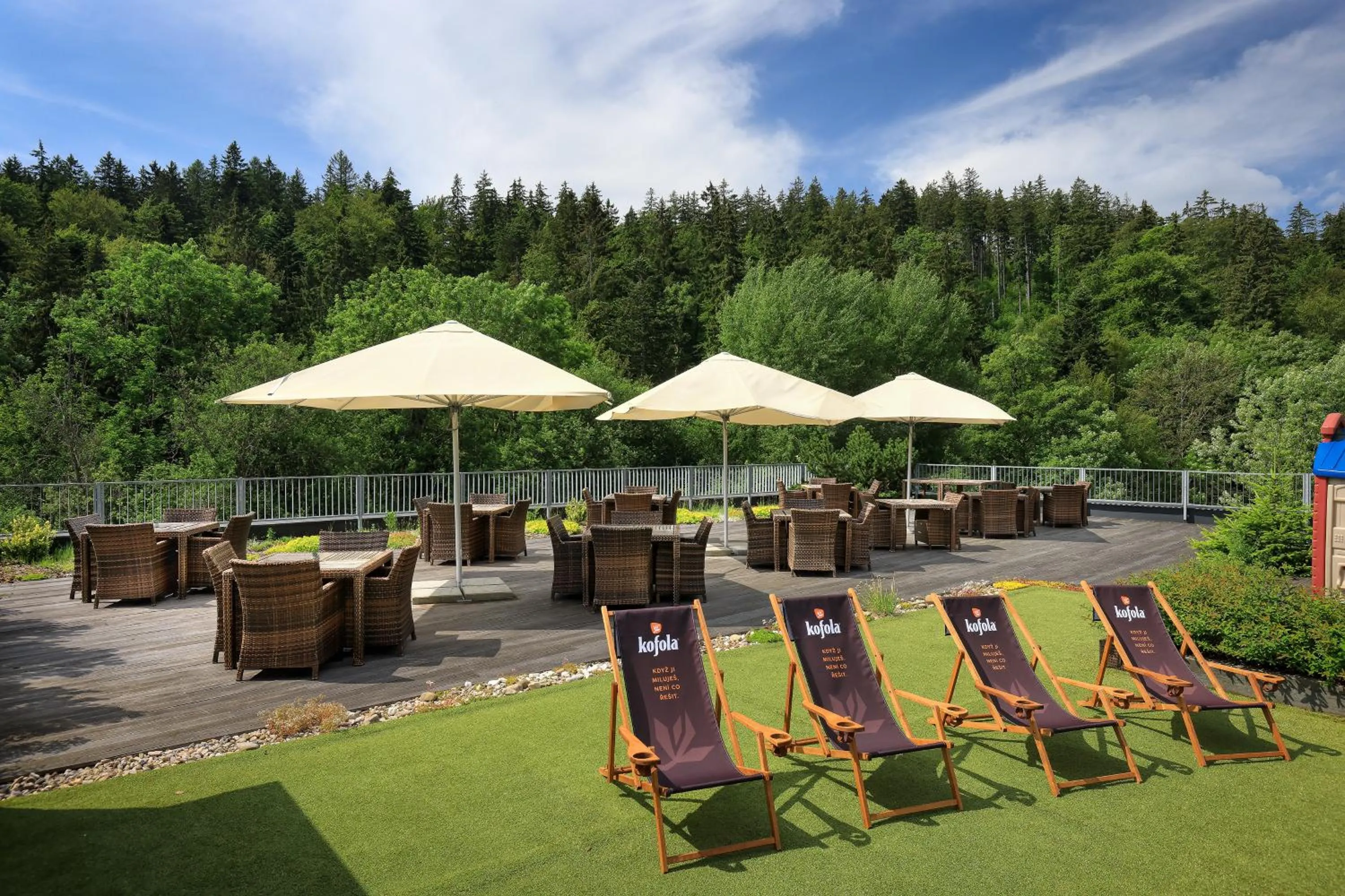 Balcony/Terrace in Omnia Hotel Relax & Wellness