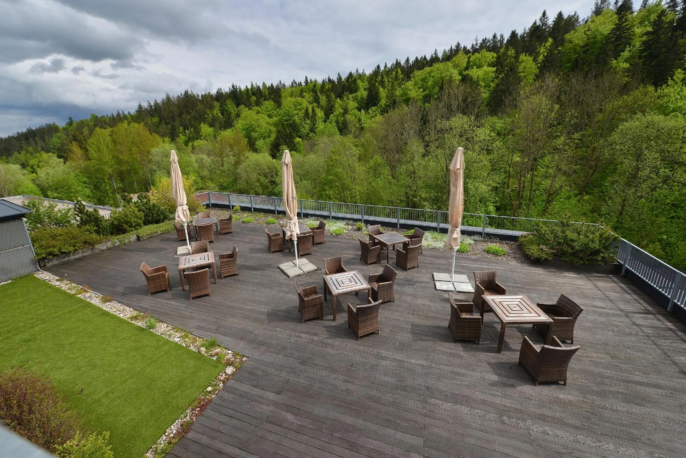 Patio in Omnia Hotel Relax & Wellness