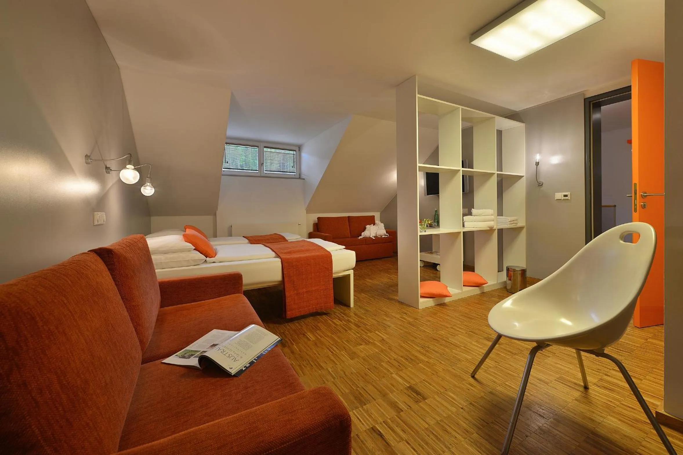 Bed in Omnia Hotel Relax & Wellness