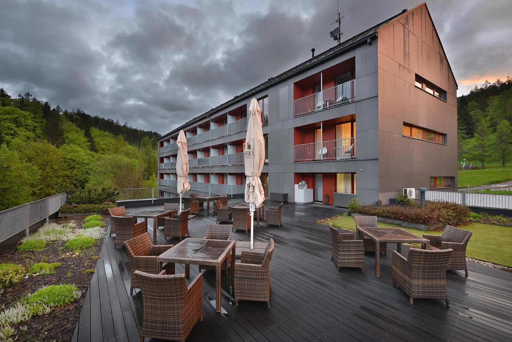 Property building in Omnia Hotel Relax & Wellness