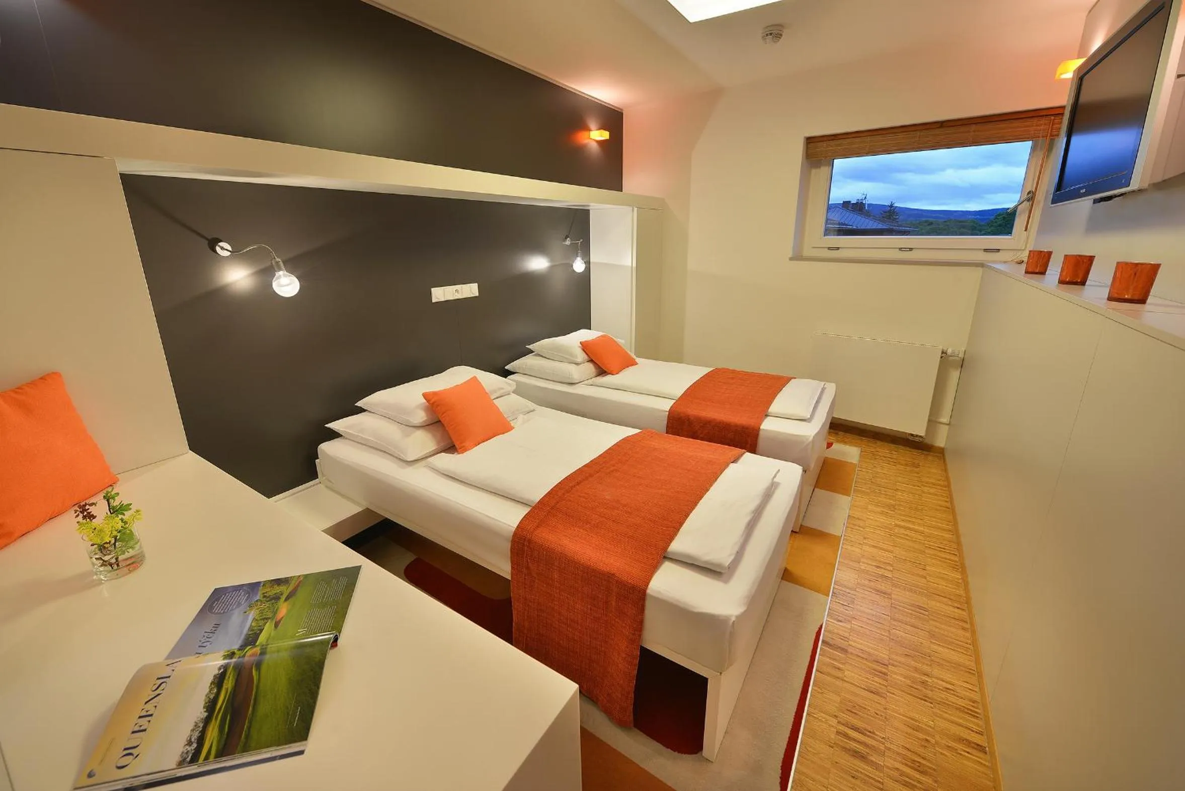 Bed in Omnia Hotel Relax & Wellness