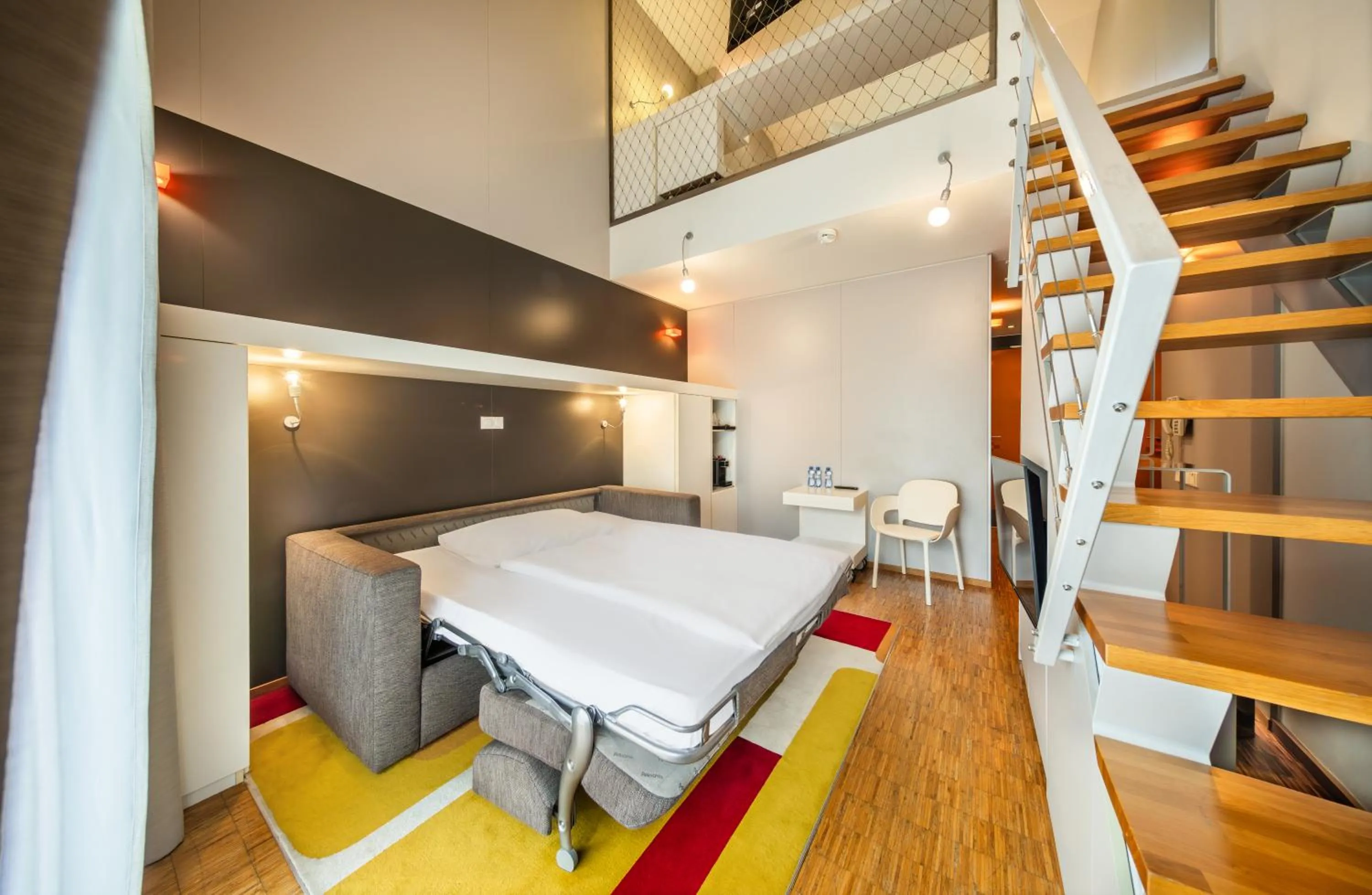 Bed in Omnia Hotel Relax & Wellness