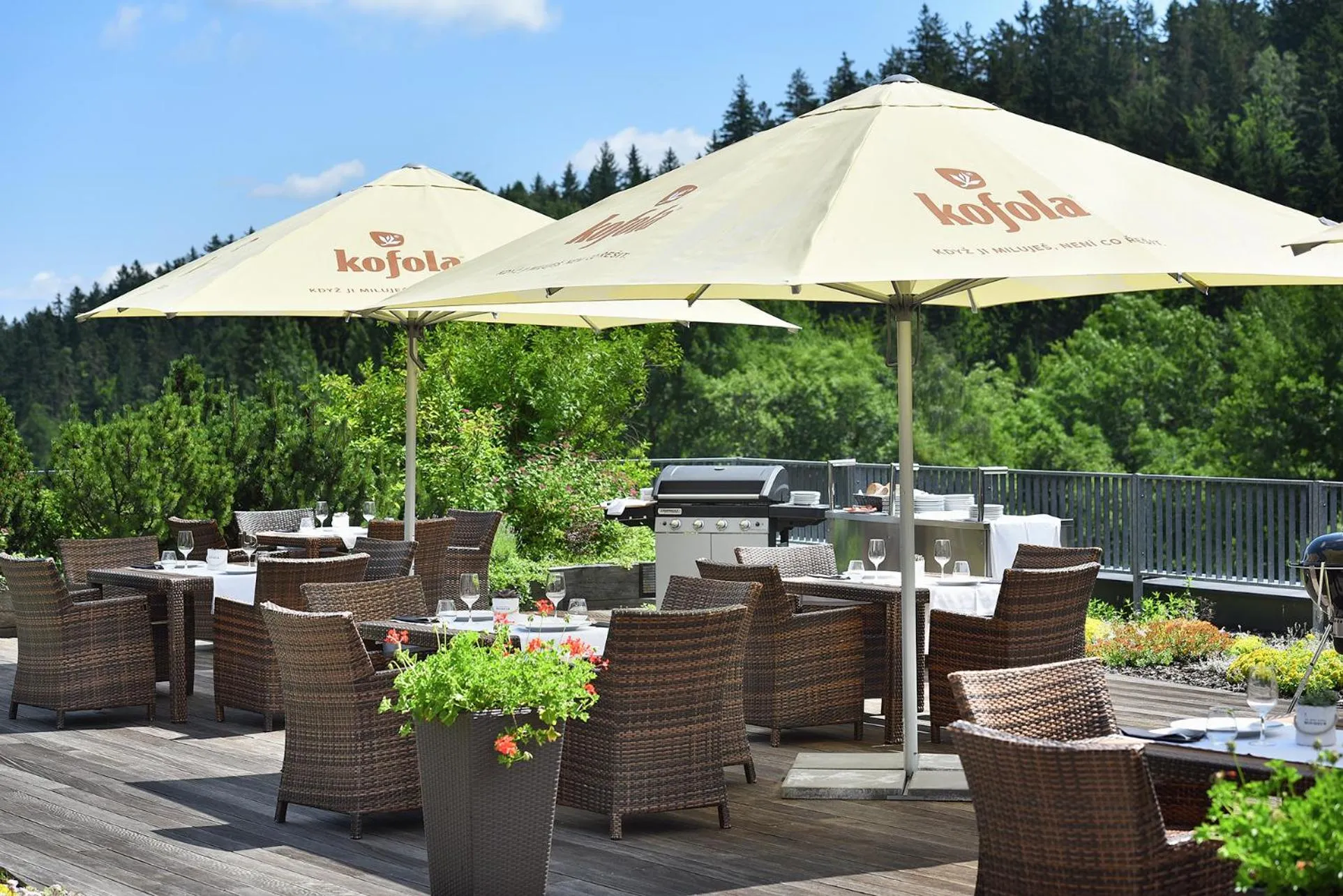 Balcony/Terrace in Omnia Hotel Relax & Wellness