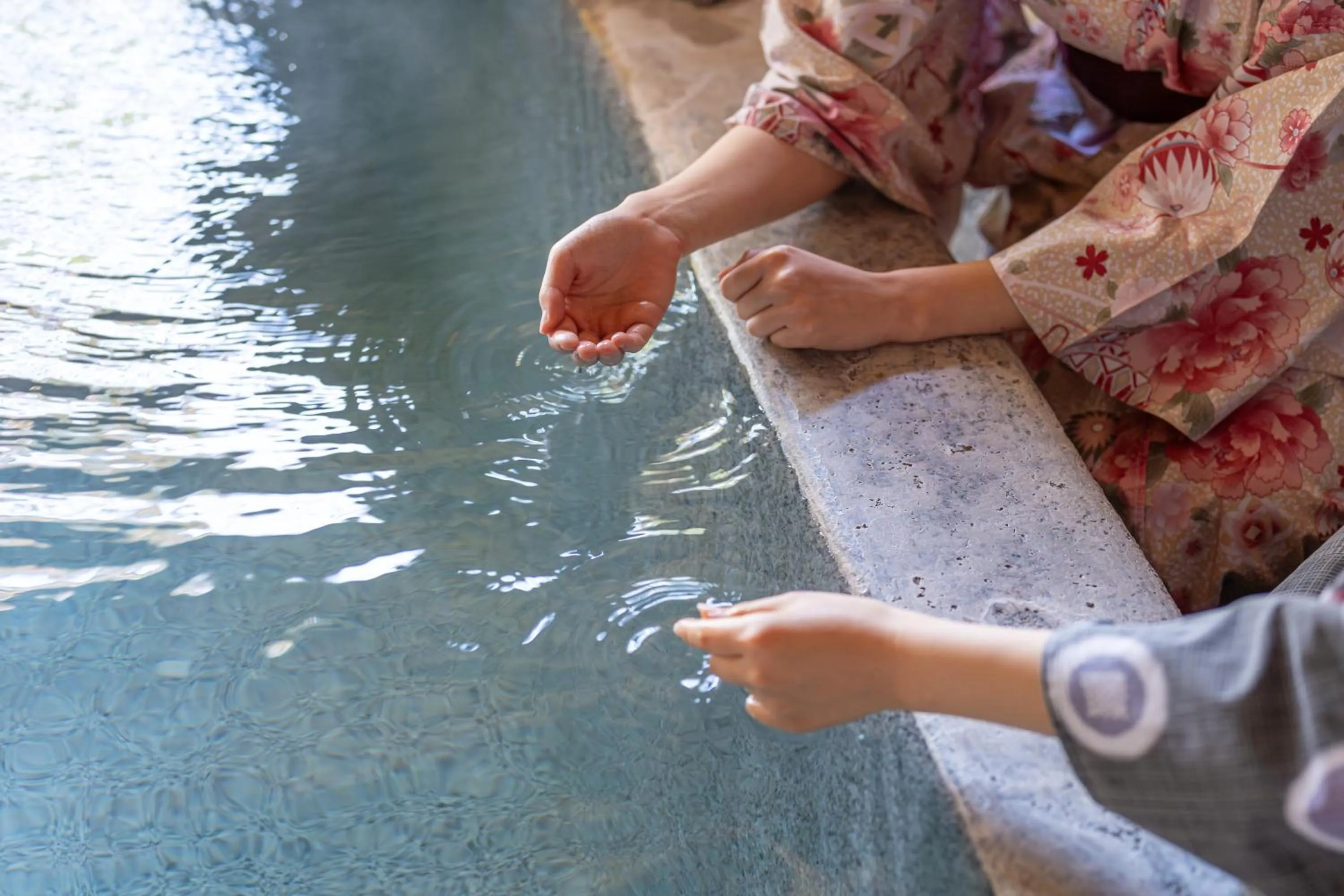 Hot Spring Bath in Ryotei Matsubaya