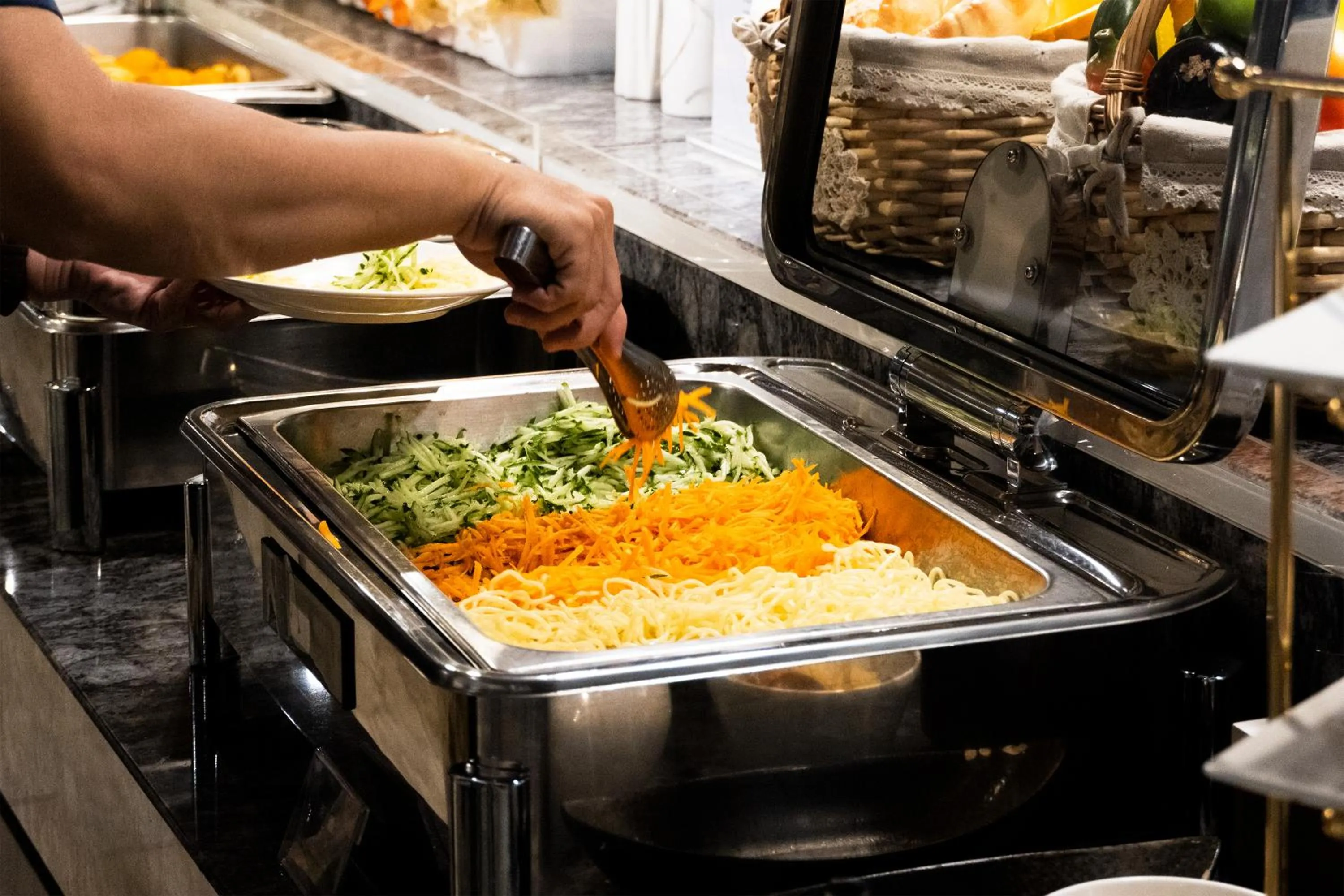 Buffet breakfast in Talmud Hotel Kaohsiung LoveRiver