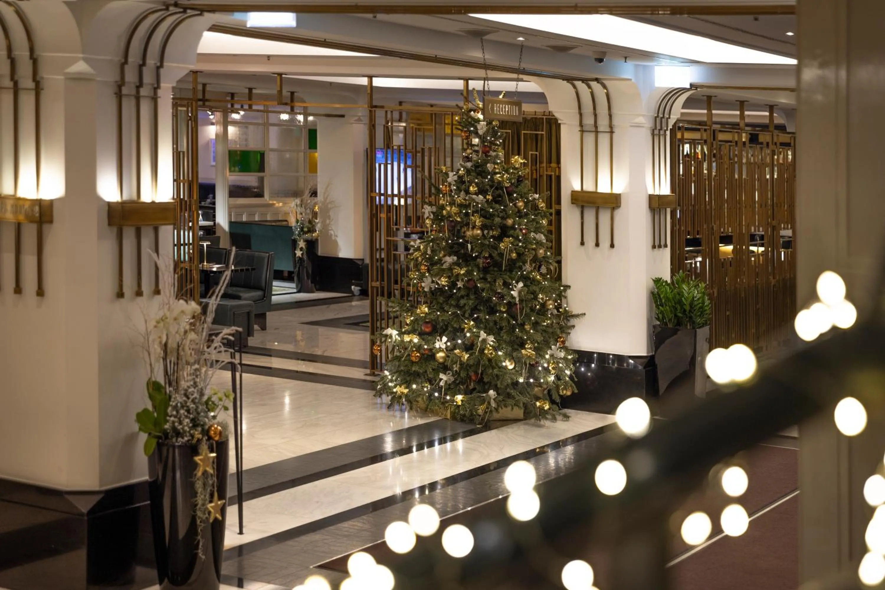 Lobby or reception in Hilton Prague Old Town