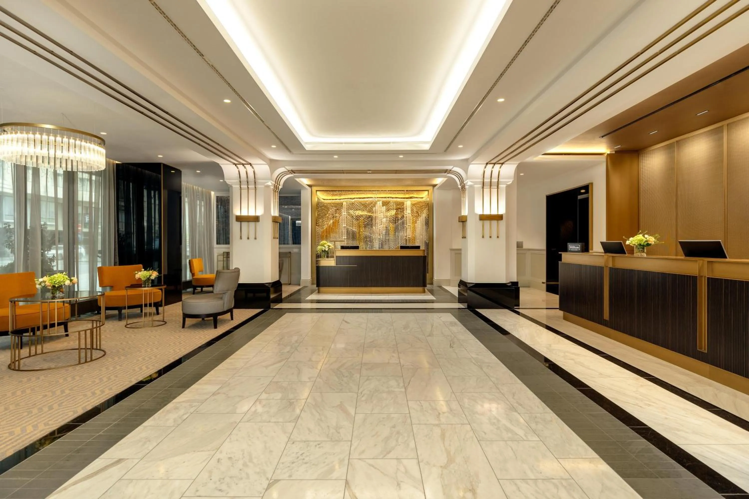 Lobby or reception in Hilton Prague Old Town