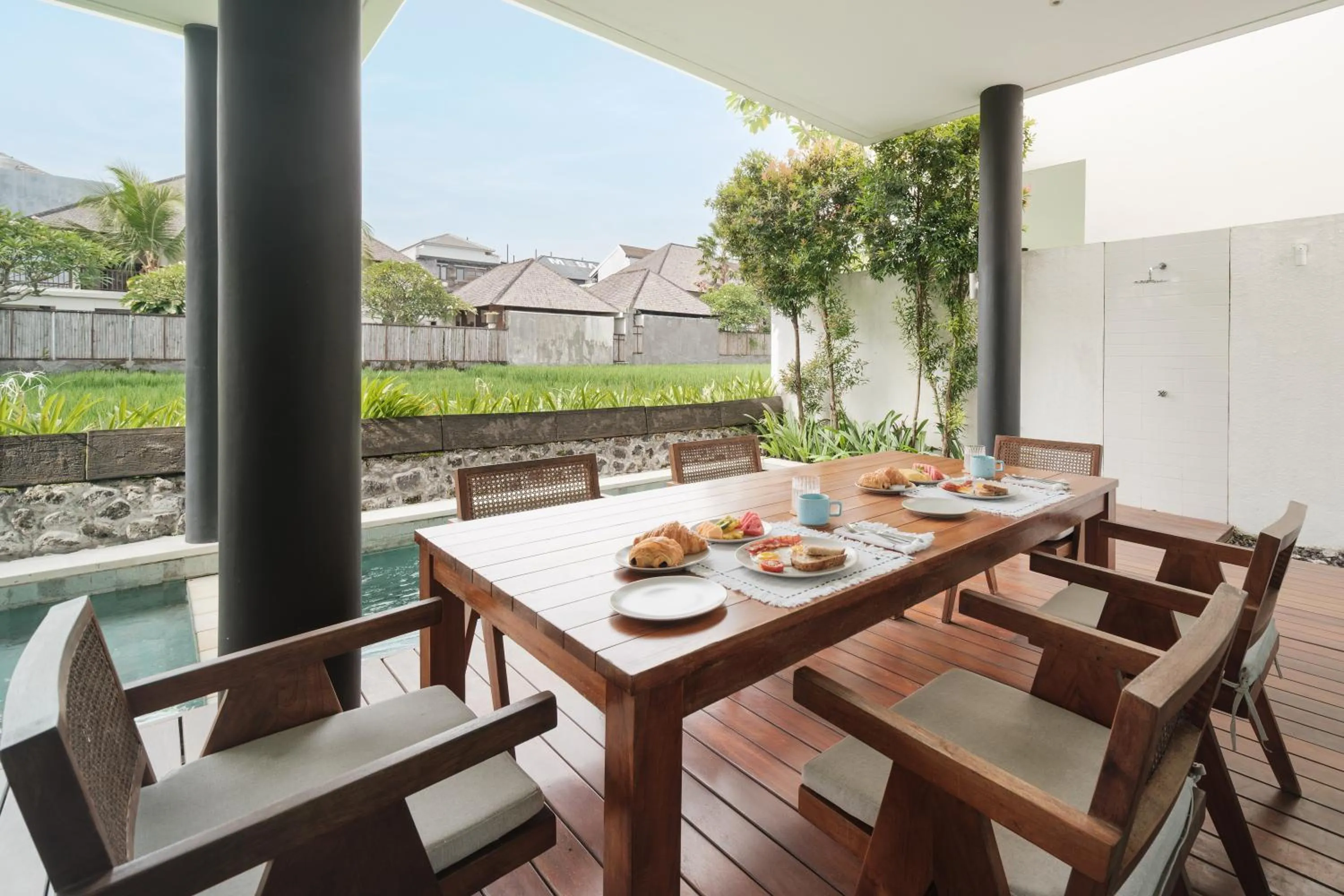Dining area in Mandala Residences