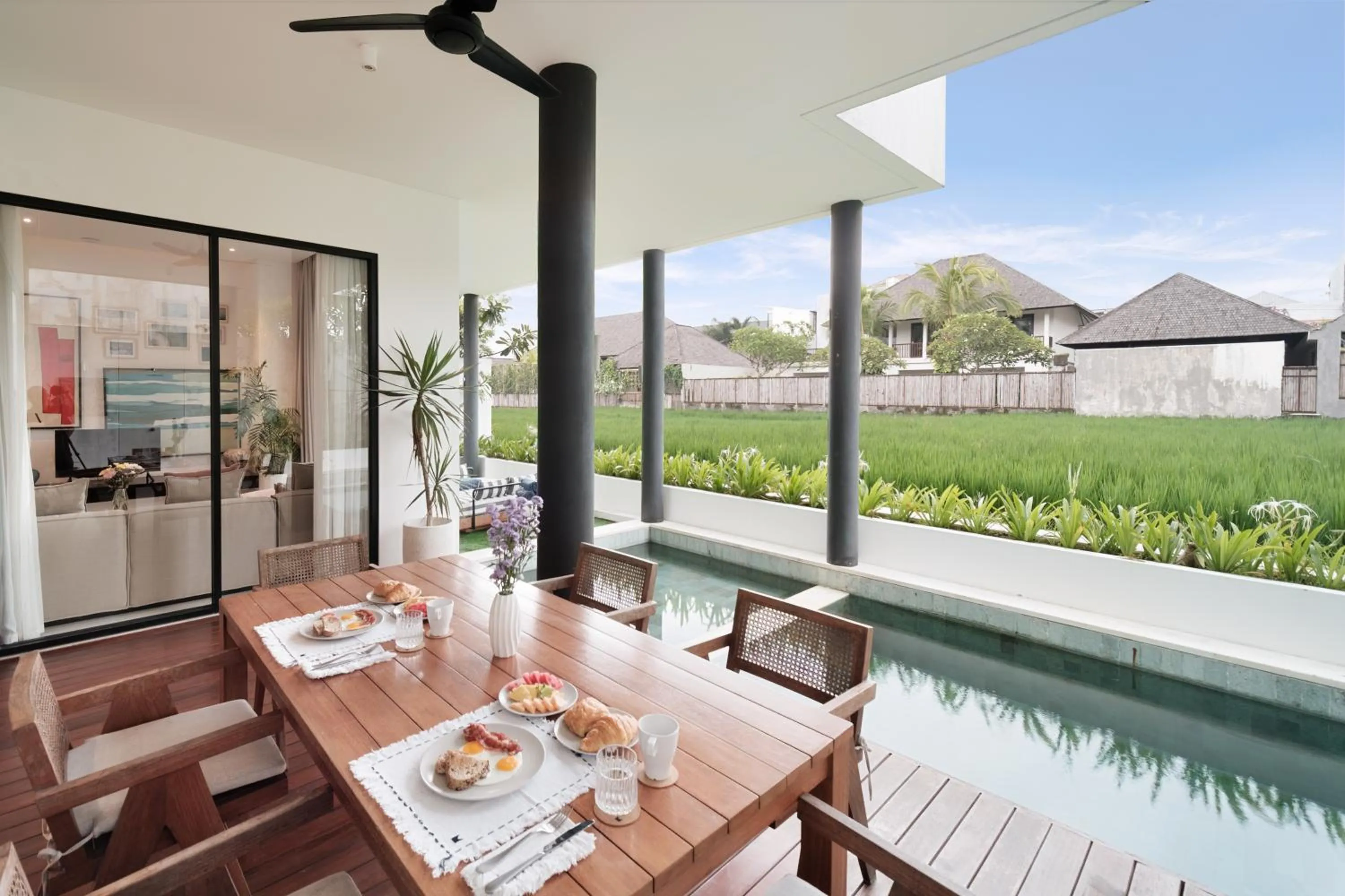 Dining area in Mandala Residences