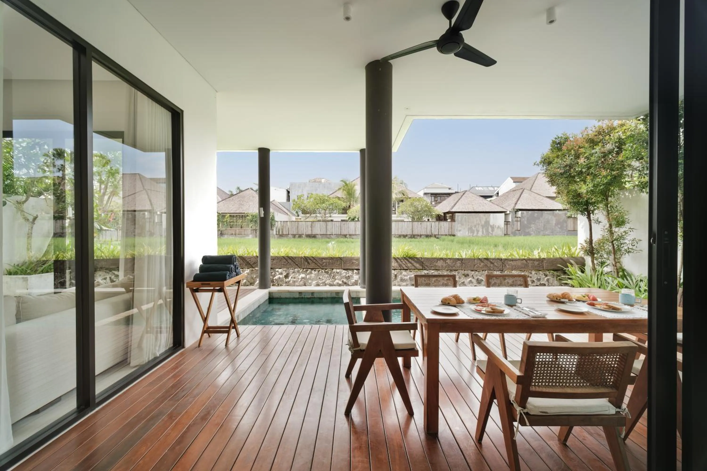 Dining area in Mandala Residences