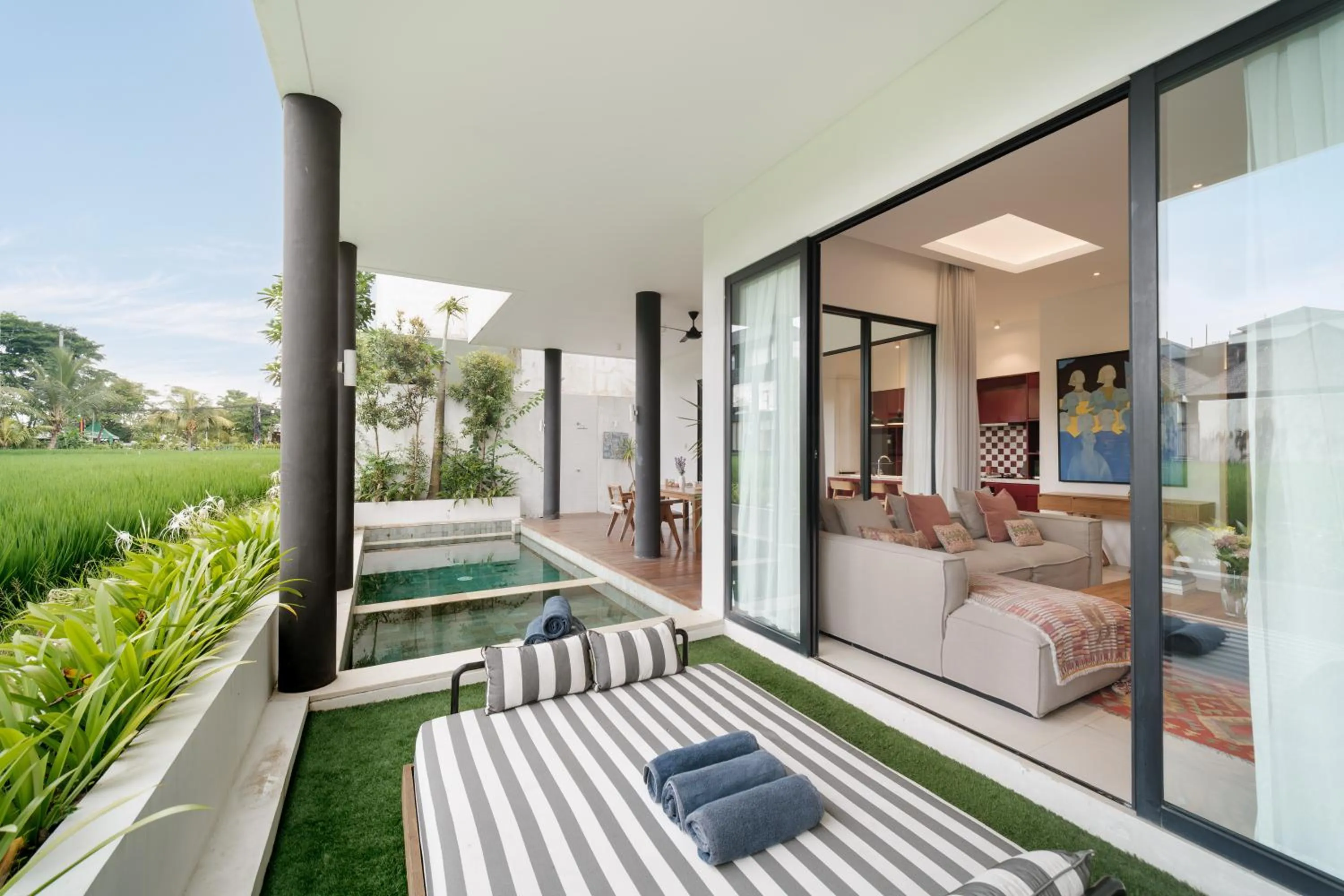 Pool view in Mandala Residences