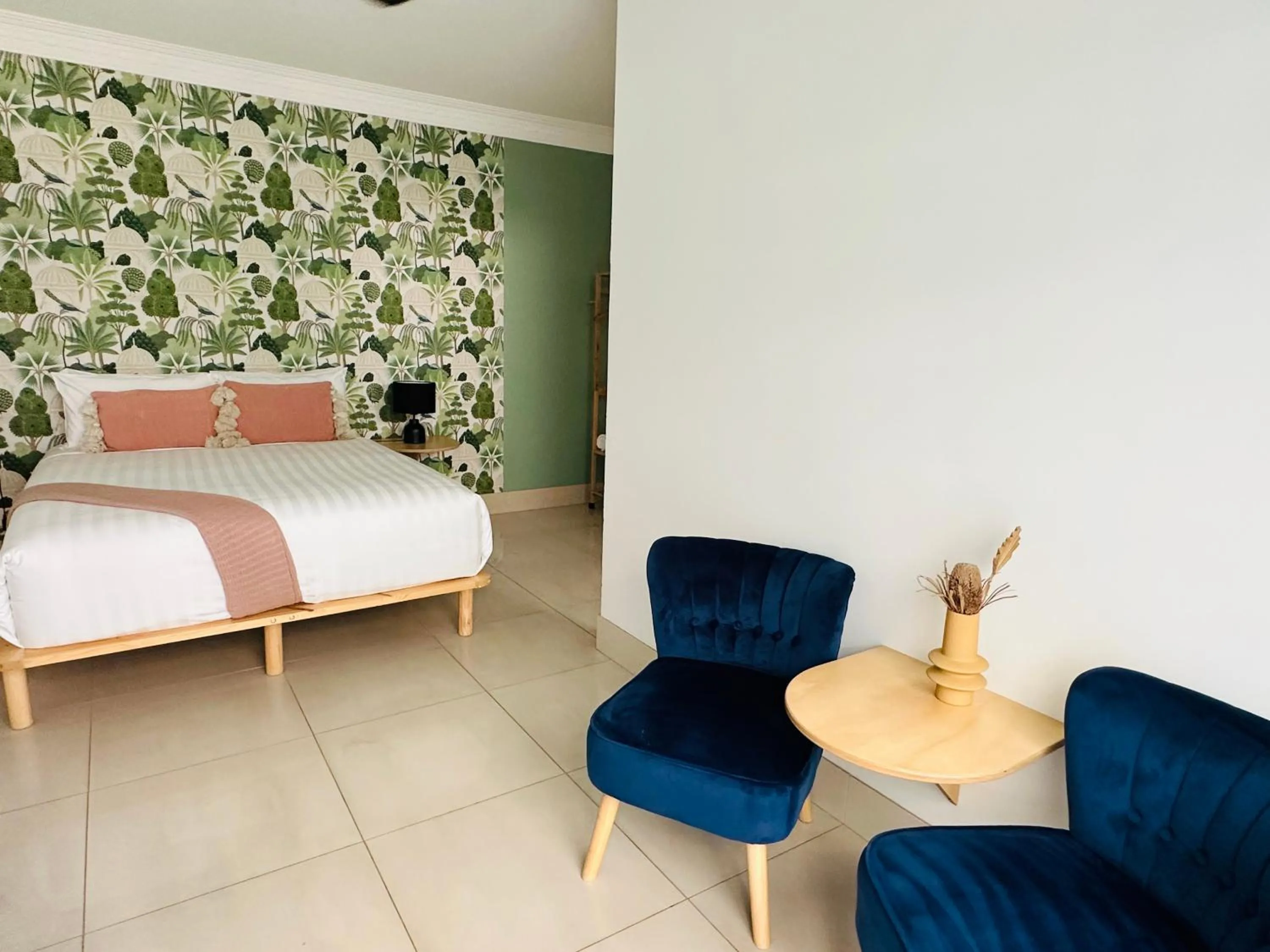 Bed in Tessa's on the Beach