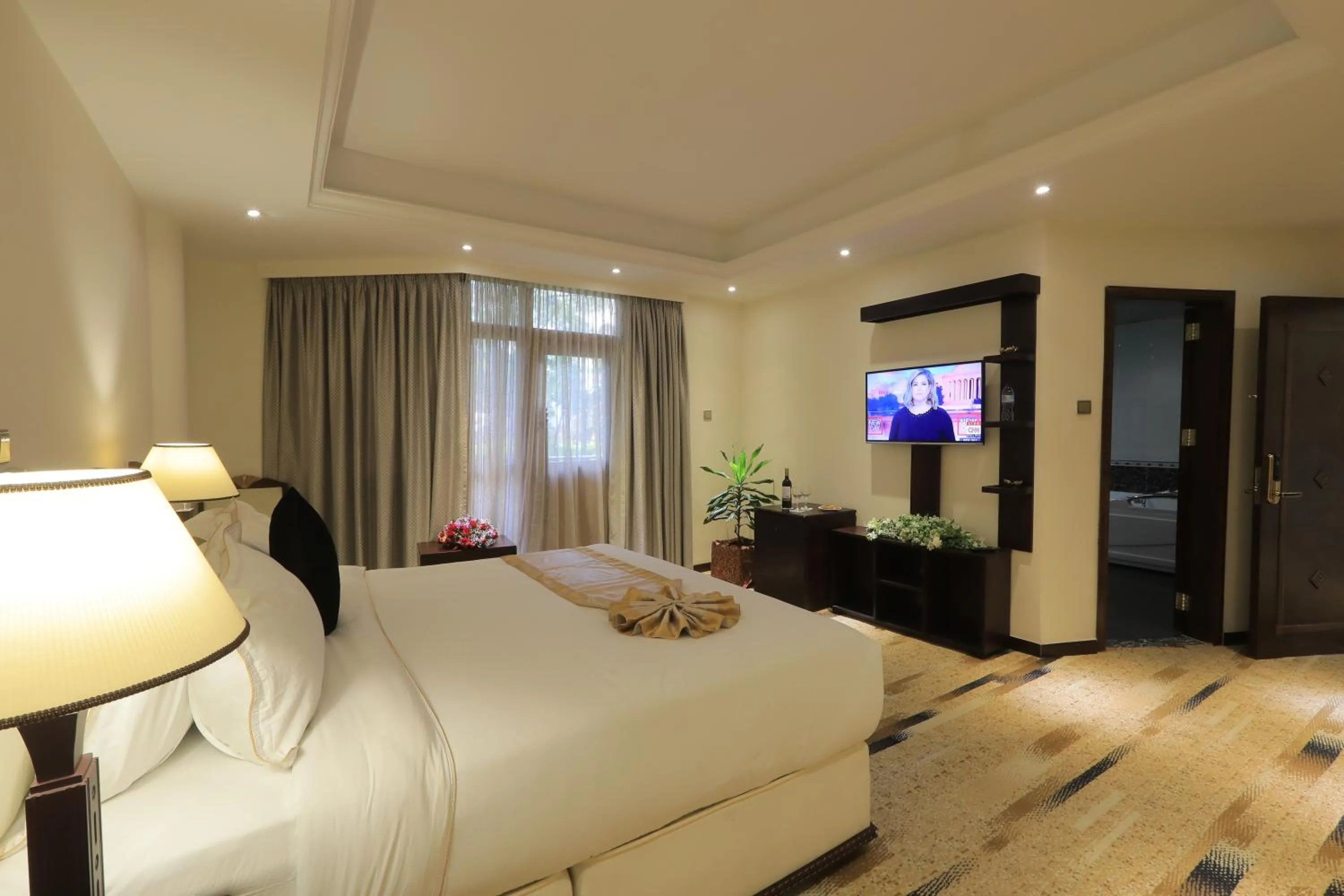 Living room in De Leopol Hotel