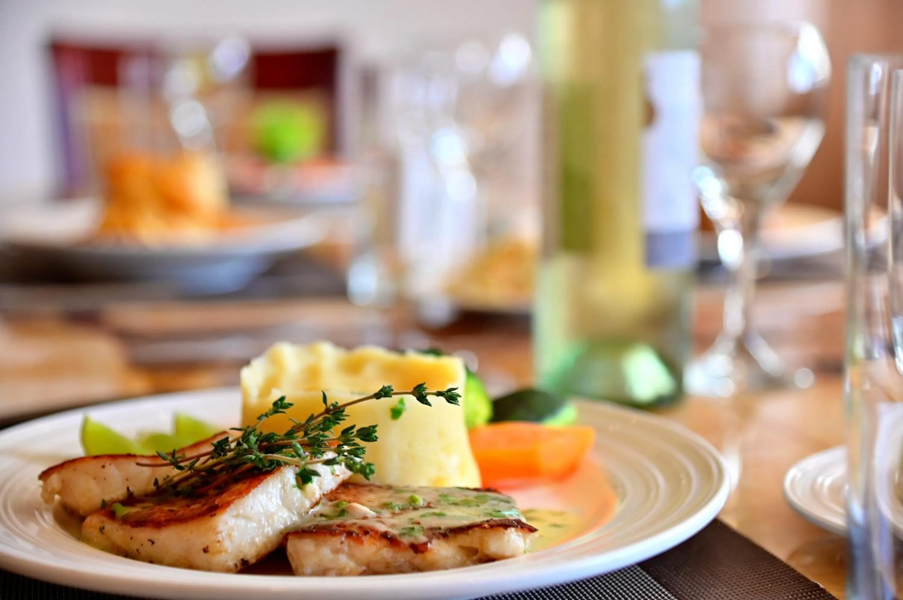 Food and drinks in De Leopol Hotel