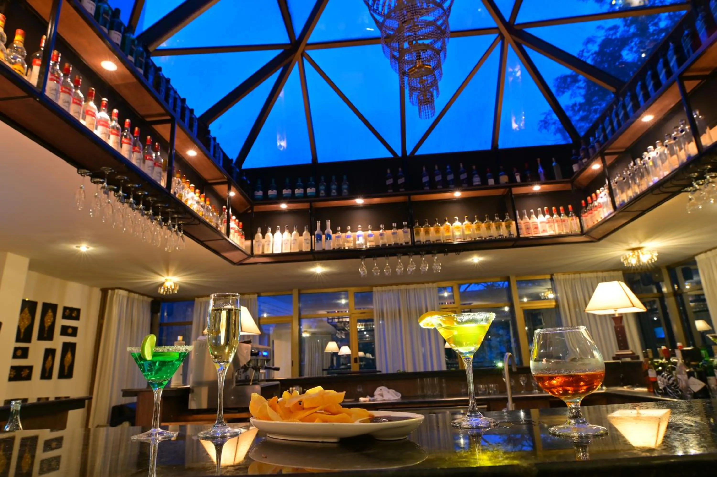 Lounge or bar in De Leopol Hotel