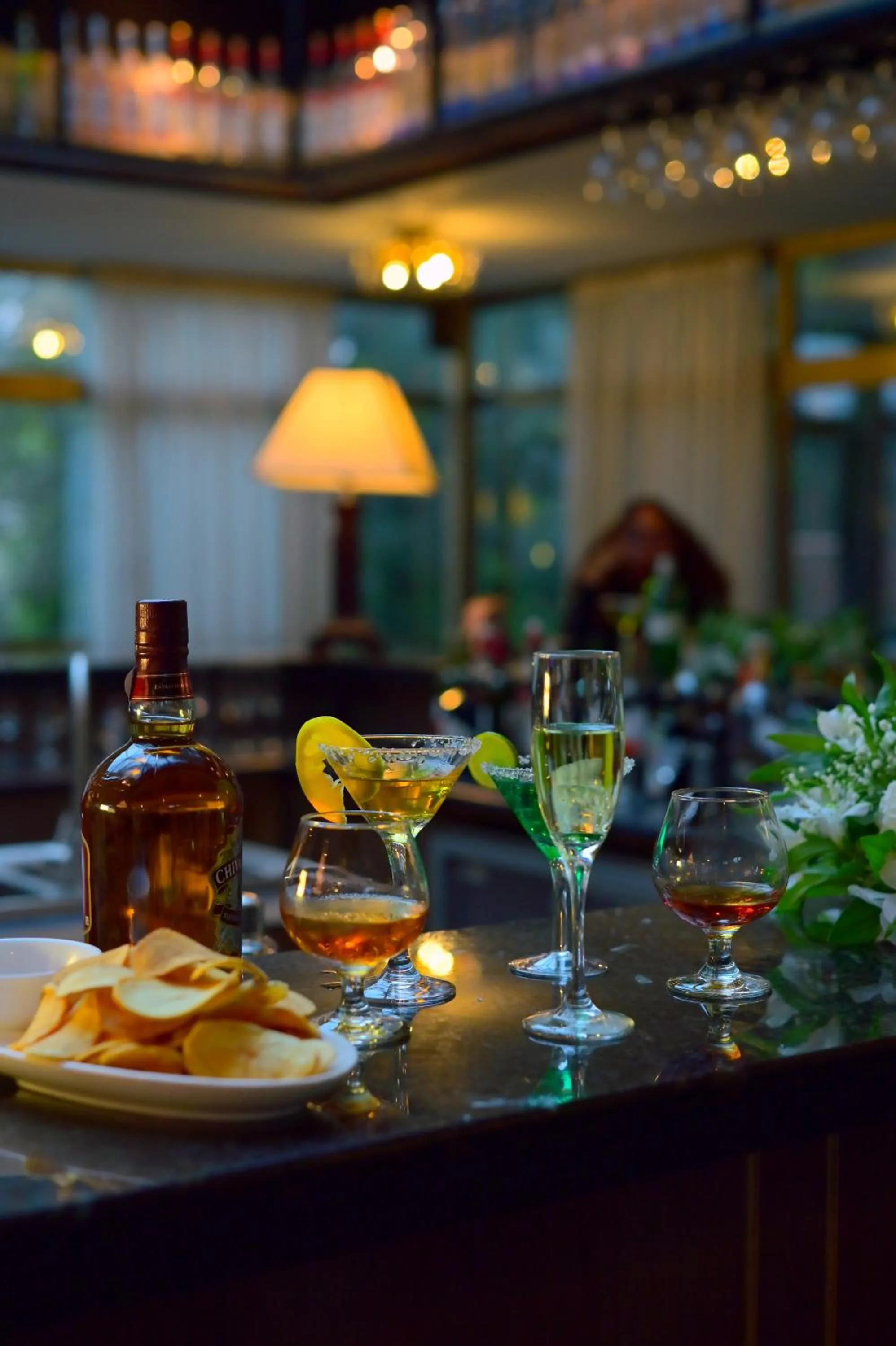 Lounge or bar in De Leopol Hotel